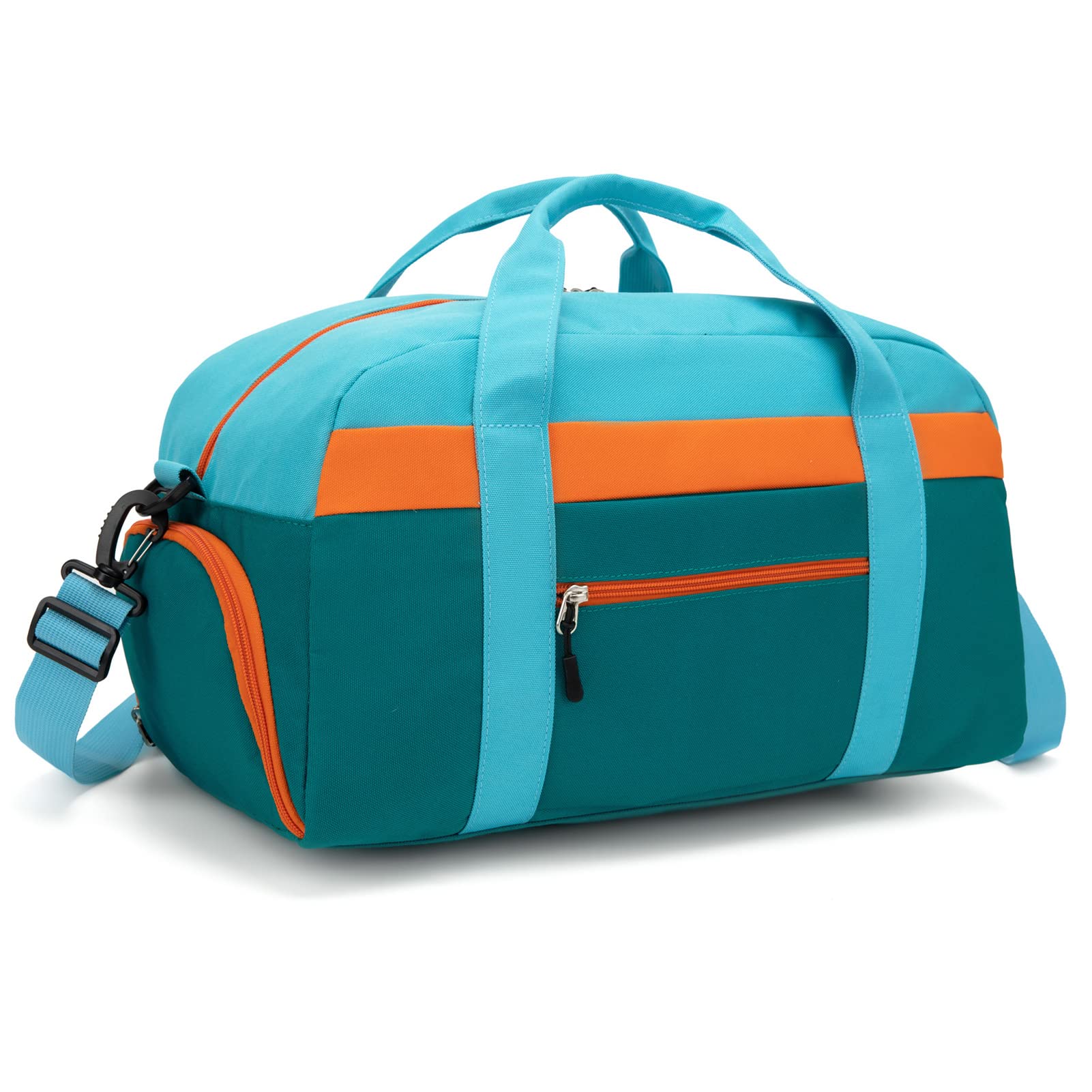 Bolsa De Viaje Hawlander Kids Para Niños O Niñas, Azul Y Verde - Venta Internacional.