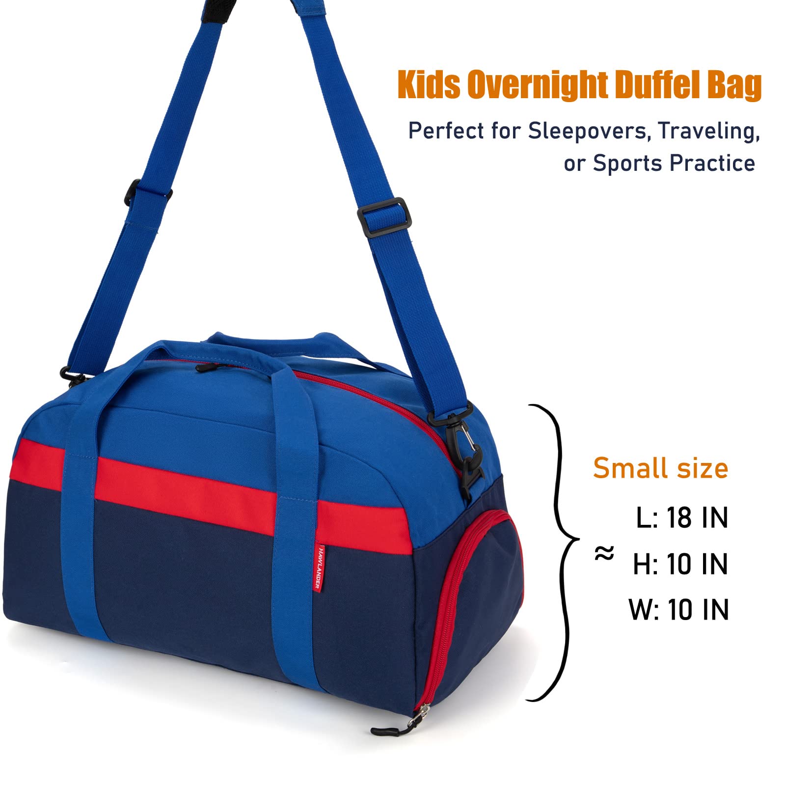 Foto 6 pulgar | Bolsa De Viaje Hawlander Kids Para Niños O Niñas, Color Azul Marino - Venta Internacional.