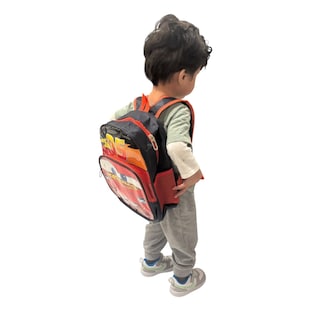 Foto 4 | Mochila Mini Infantil Cars Color Negro Con Rojo