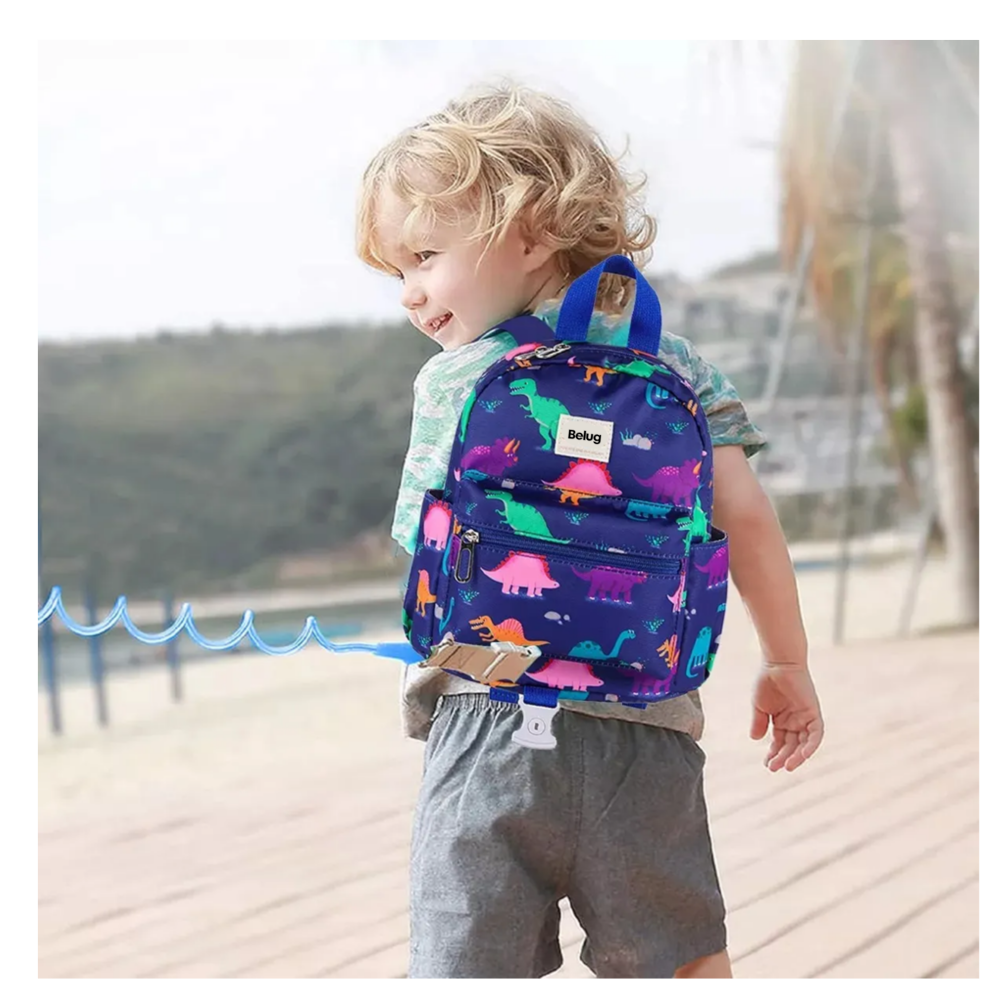 Foto 4 pulgar | Mochila Anti Pérdida Arnés/correa 3pz Belug, Azul