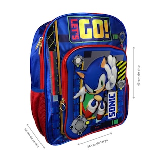 Foto 3 | Combo Mochila, Lonchera Y Lapicera Sonic Con Luz Interactiva