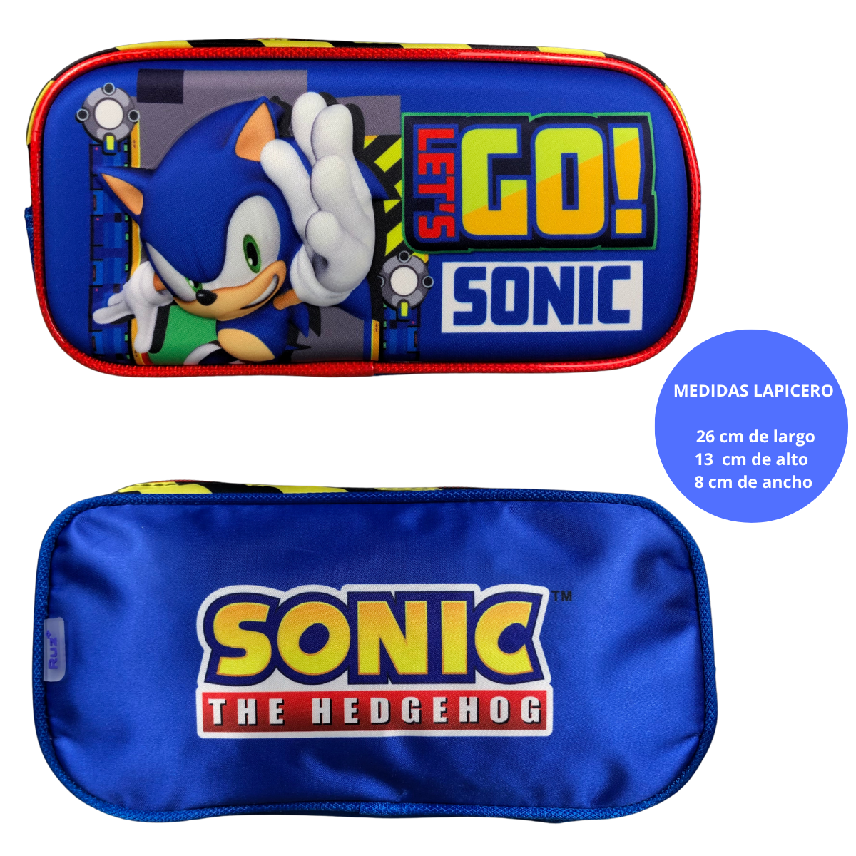 Foto 7 | Combo Mochila, Lonchera Y Lapicera Sonic Con Luz Interactiva