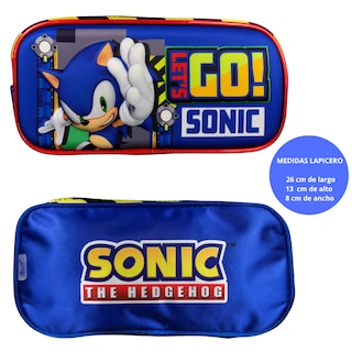 Foto 7 | Combo Mochila, Lonchera Y Lapicera Sonic Con Luz Interactiva
