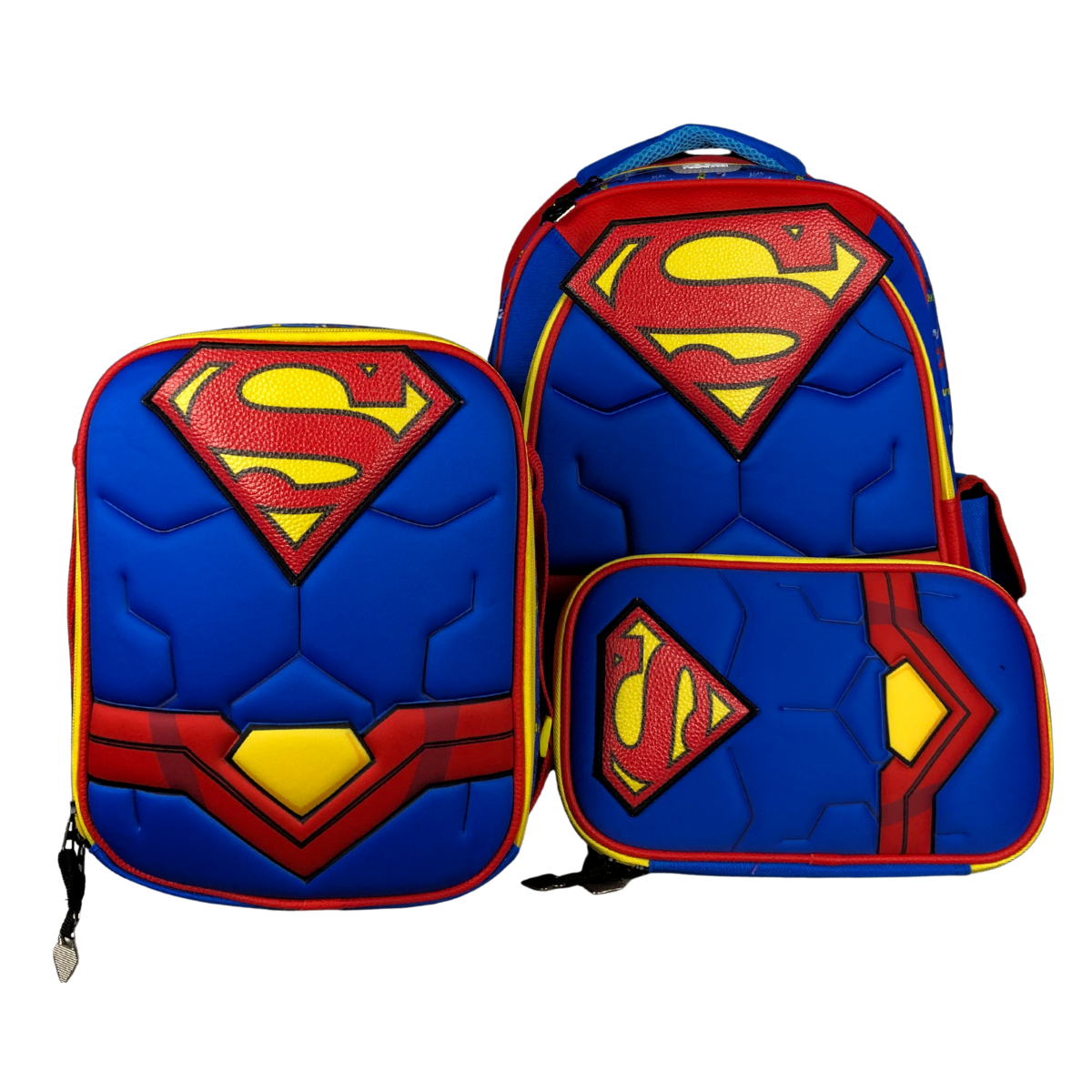 Combo Mochila, Lonchera Y Lapicera Superman