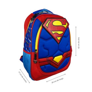 Foto 3 | Combo Mochila, Lonchera Y Lapicera Superman