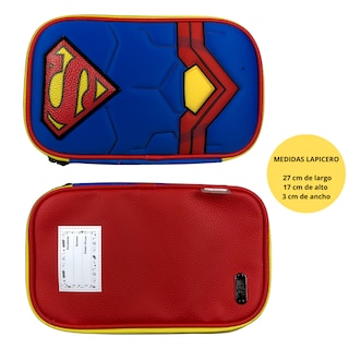 Foto 7 | Combo Mochila, Lonchera Y Lapicera Superman