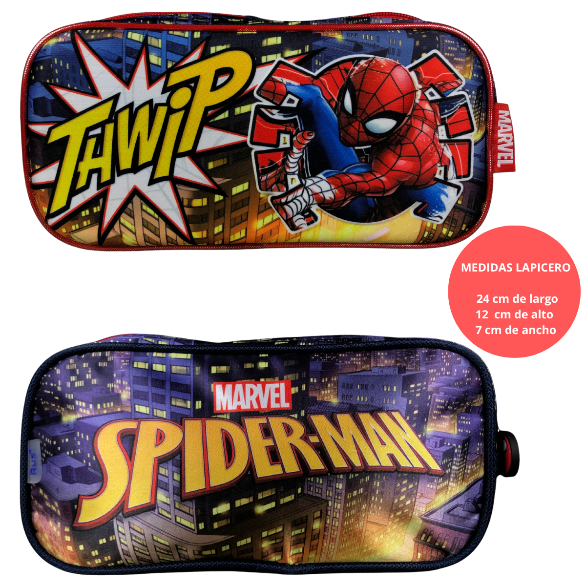 Foto 8 pulgar | Combo Mochila, Lonchera Y Lapicera Spiderman Luz Interactiva