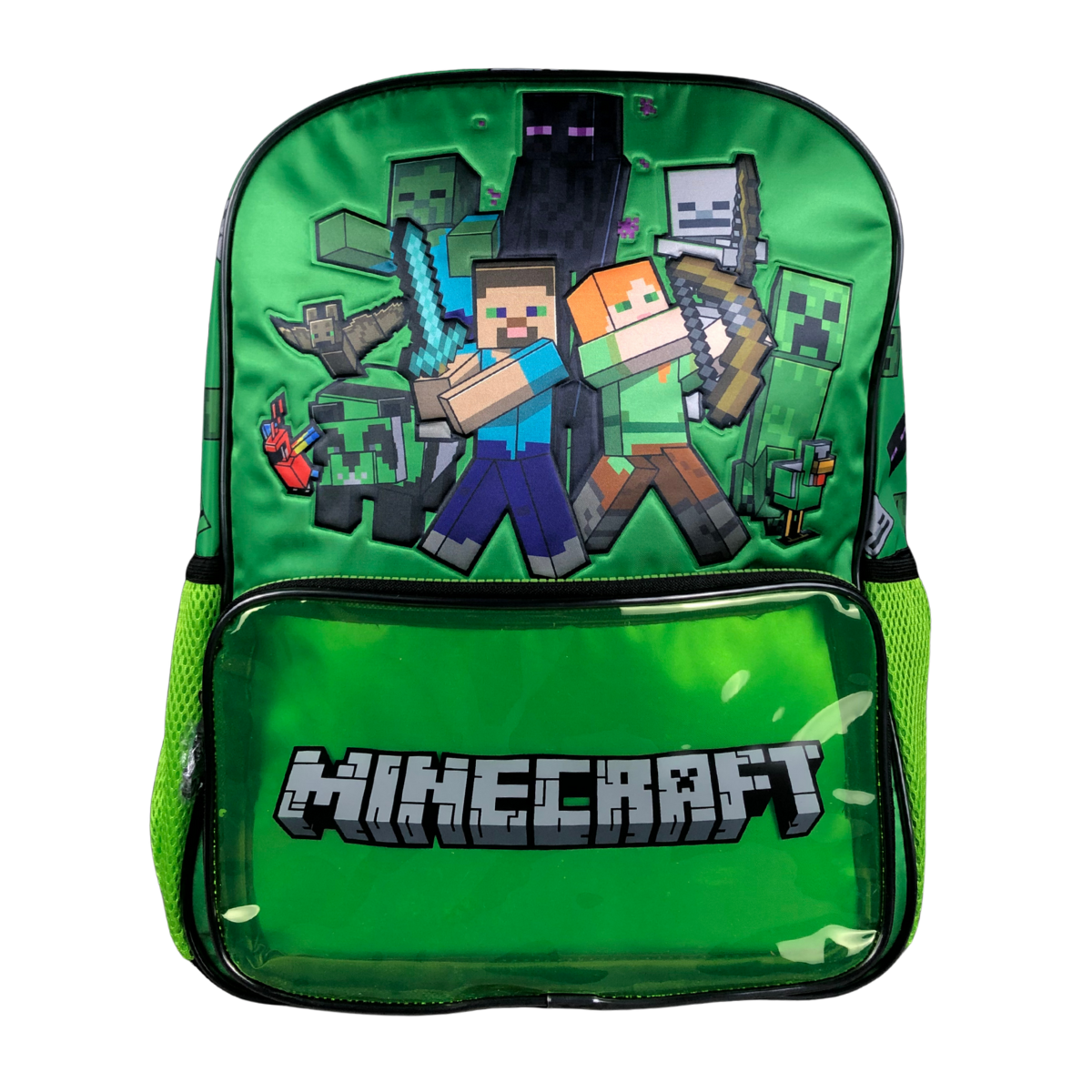 Foto 2 pulgar | Mochila Escolar De Minecraft