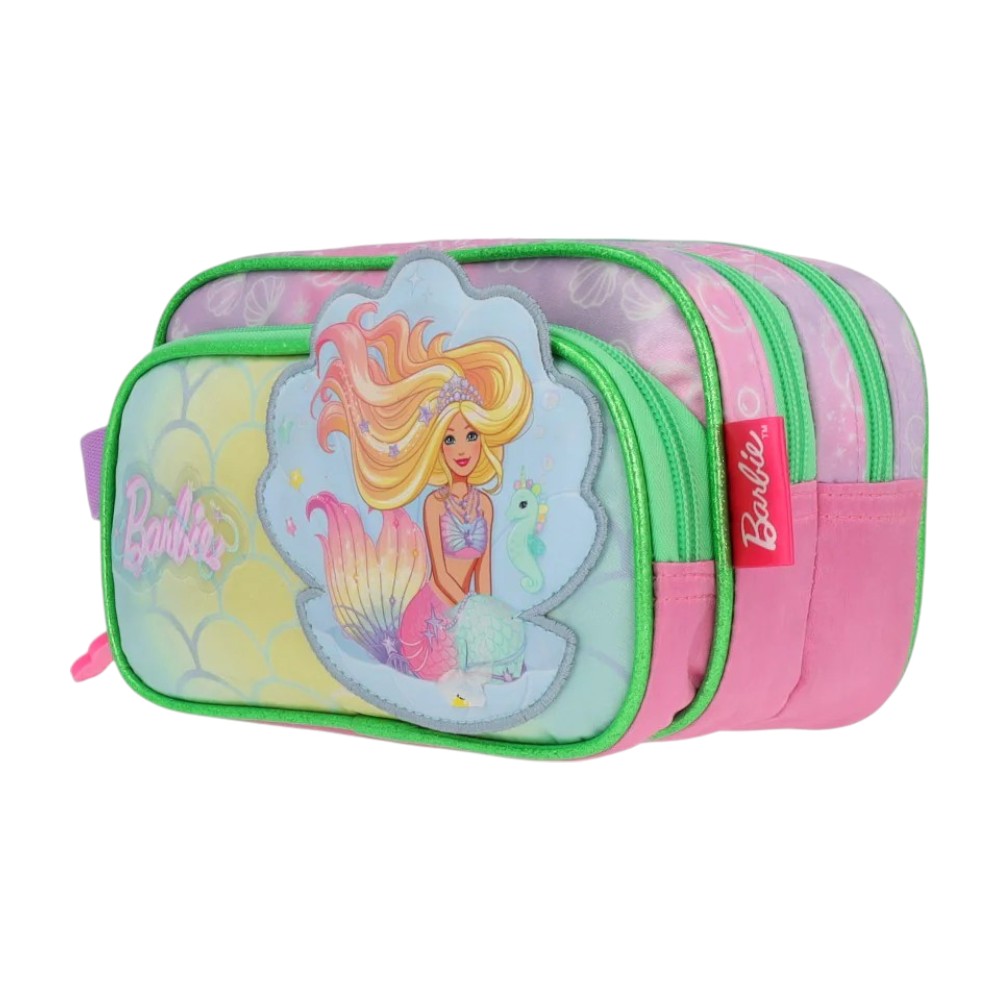 Foto 6 pulgar | Lapicera Estuche Escolar Barbie Sirena Brb085-pc059a