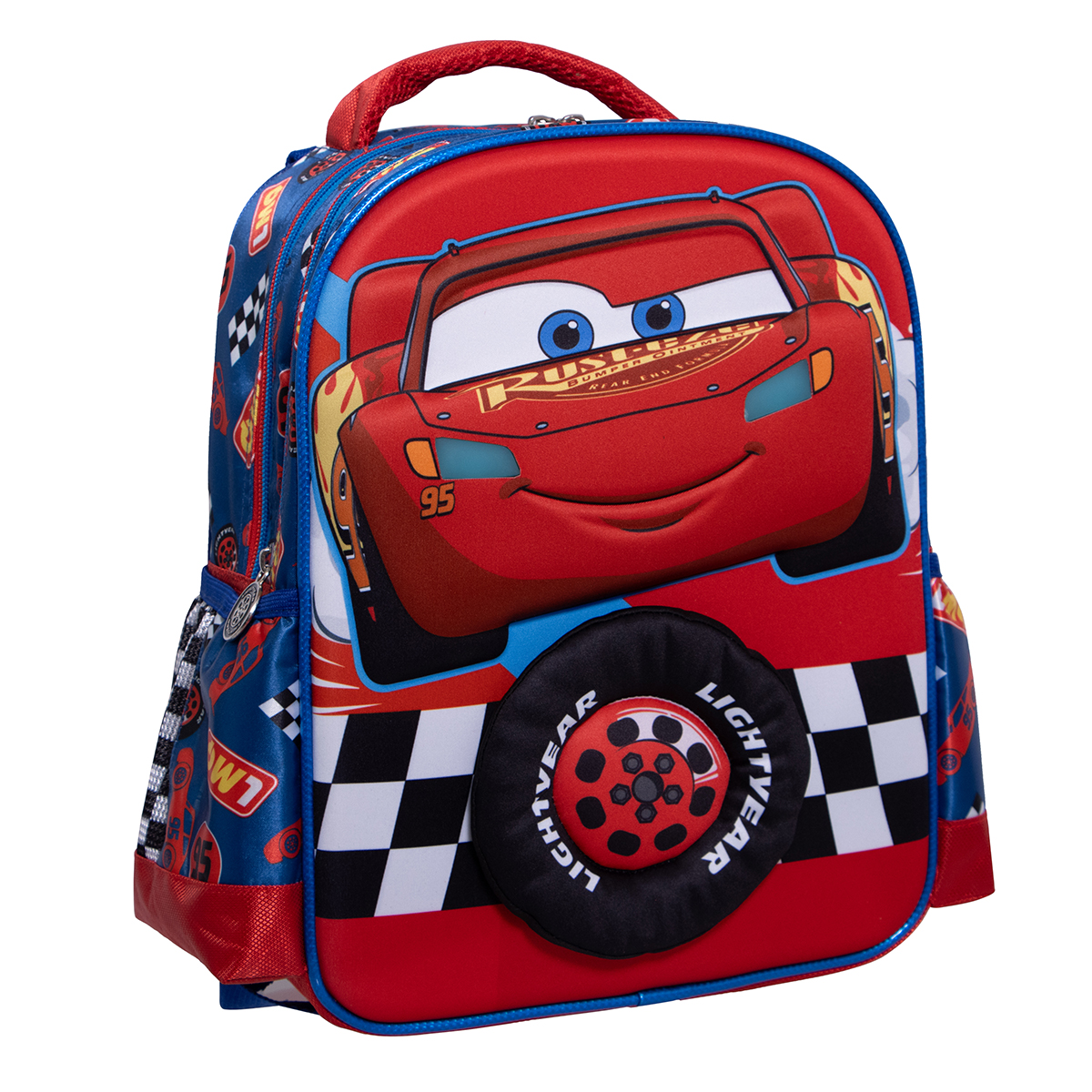 Foto 3 pulgar | Mochila Kinder Ruz Infantil Disney Cars 3d