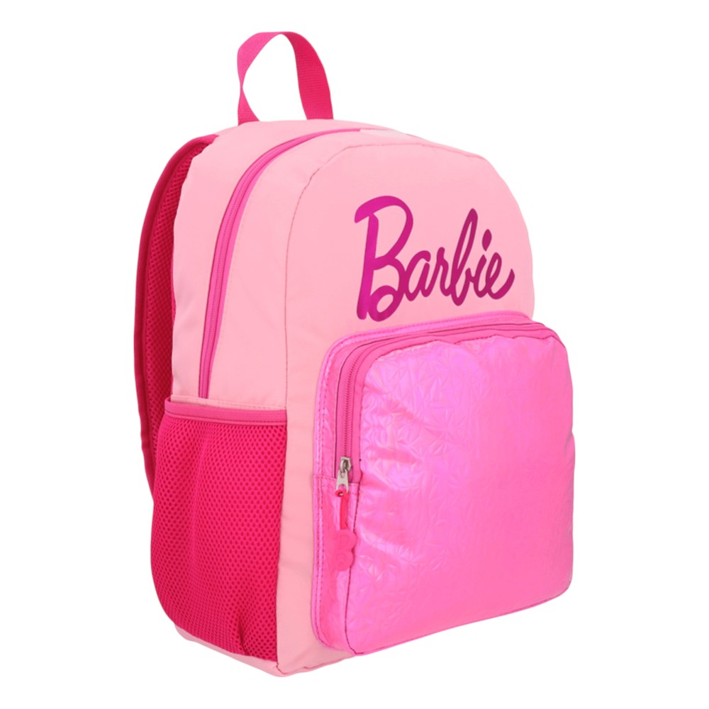 Foto 3 pulgar | Mochila Escolar Barbie Rosa Yadatex Porta Laptop Brb088-bp340a