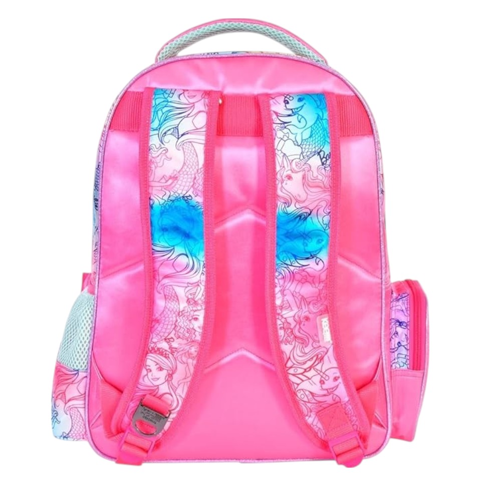 Foto 4 pulgar | Mochila Escolar Barbie Unicornio Yadatex Porta Laptop Brb014-bp141a