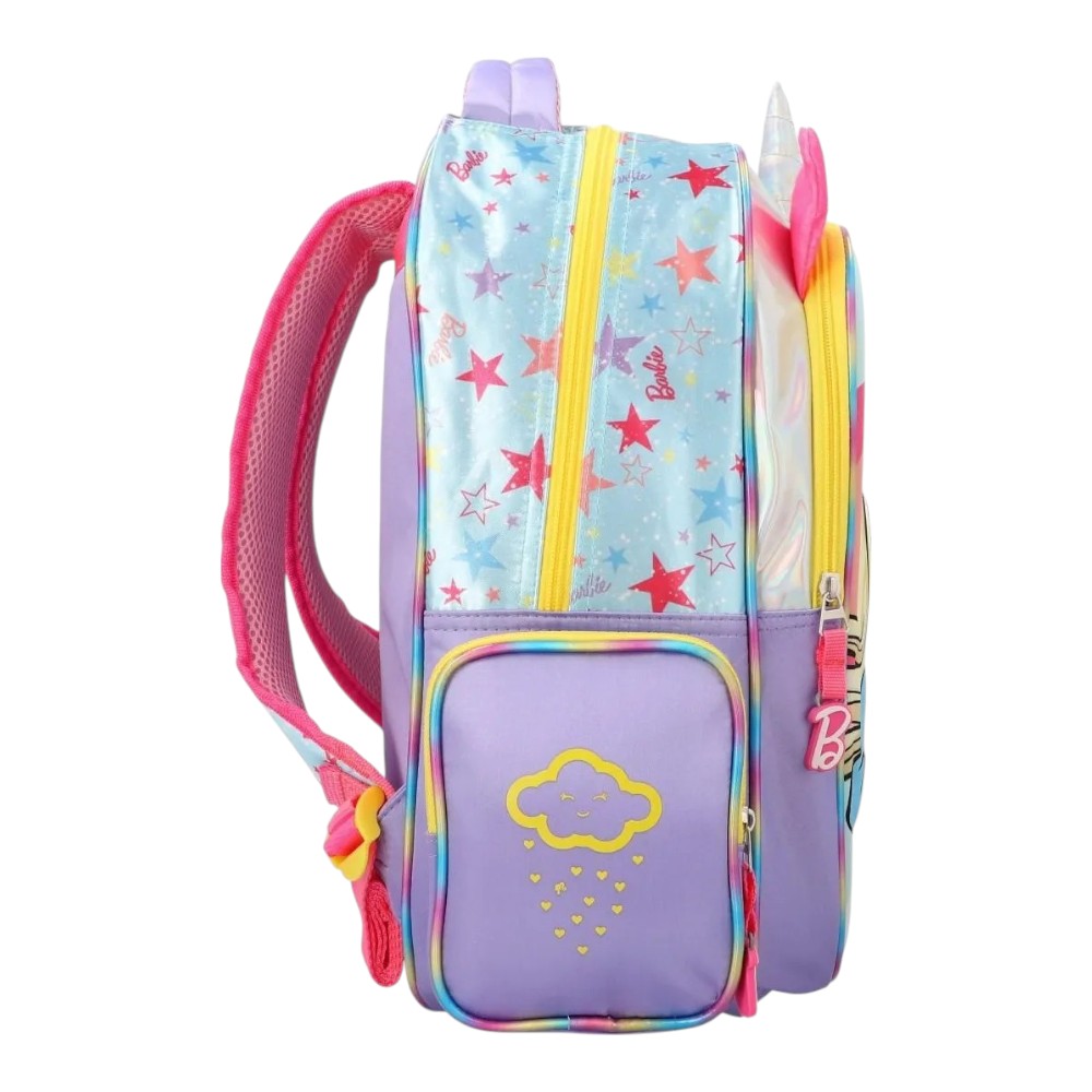 Foto 4 pulgar | Mochila Escolar Barbie Unicornio Yadatex Porta Laptop Brb049-bp141a