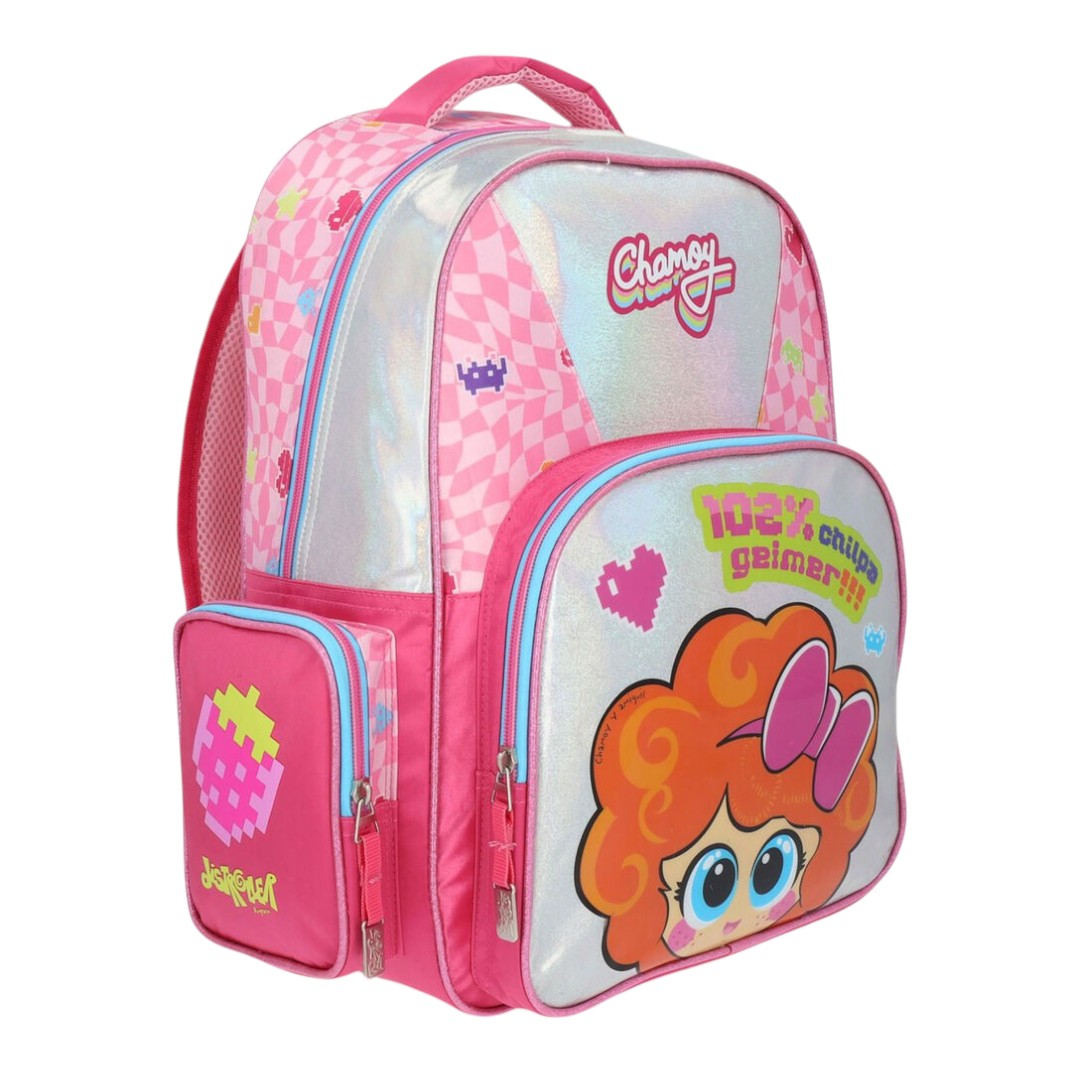 Foto 5 pulgar | Mochila Escolar Chamoy Y Amiguis Yadatex Porta Laptop Cha002-bp102a