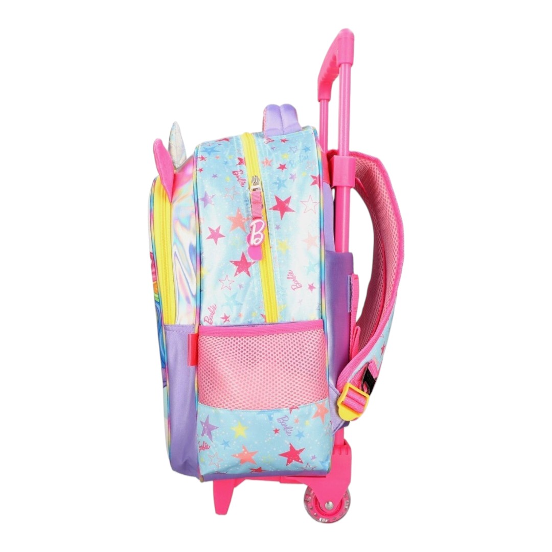 Foto 4 pulgar | Mochila Grande Ruedas Yadatex Barbie Unicornio Brb049-bp141t