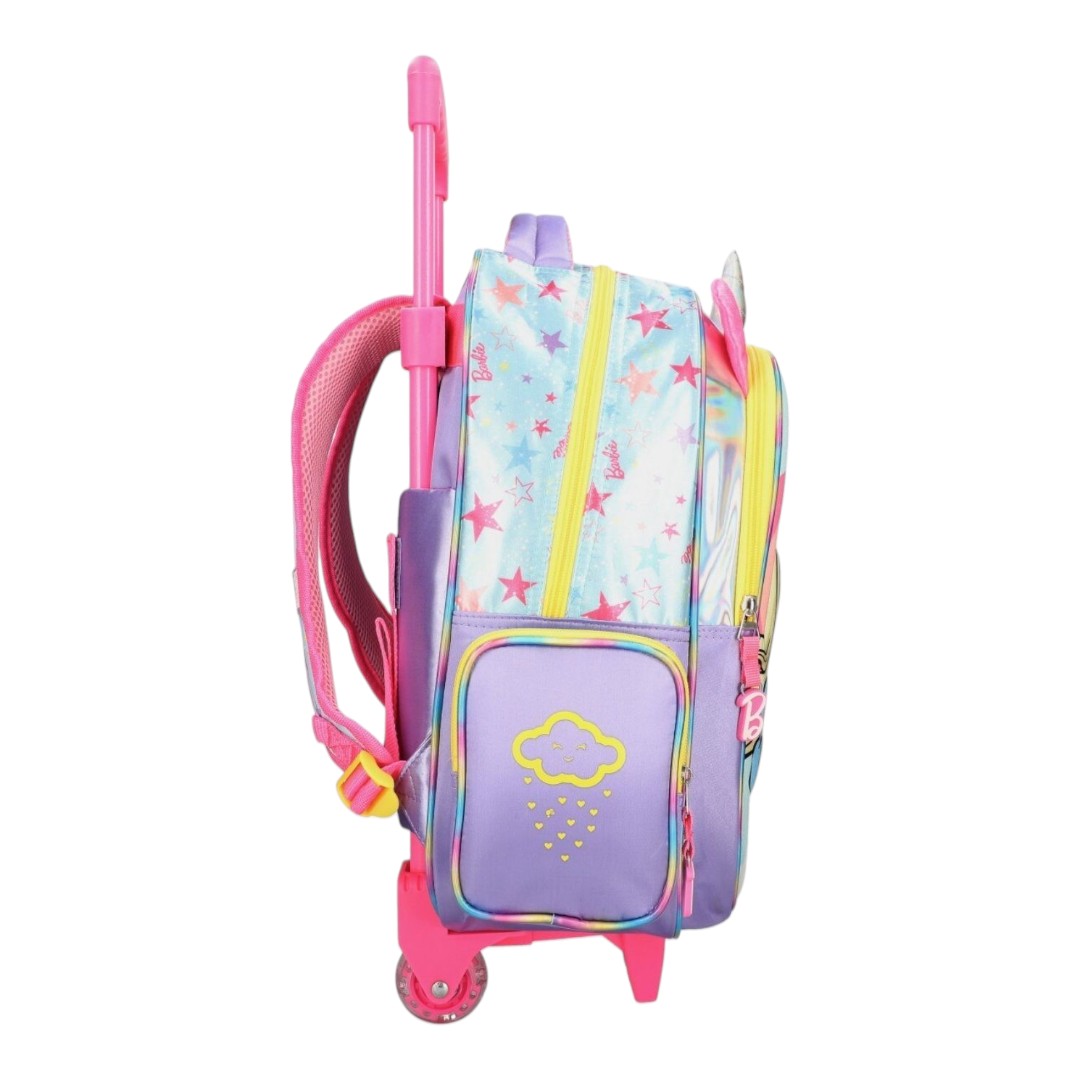 Foto 8 pulgar | Mochila Grande Ruedas Yadatex Barbie Unicornio Brb049-bp141t