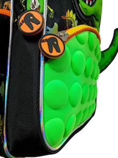 Foto 3 | Mochila Primaria 18 Pul. Golden Star Popit Dinosaurio