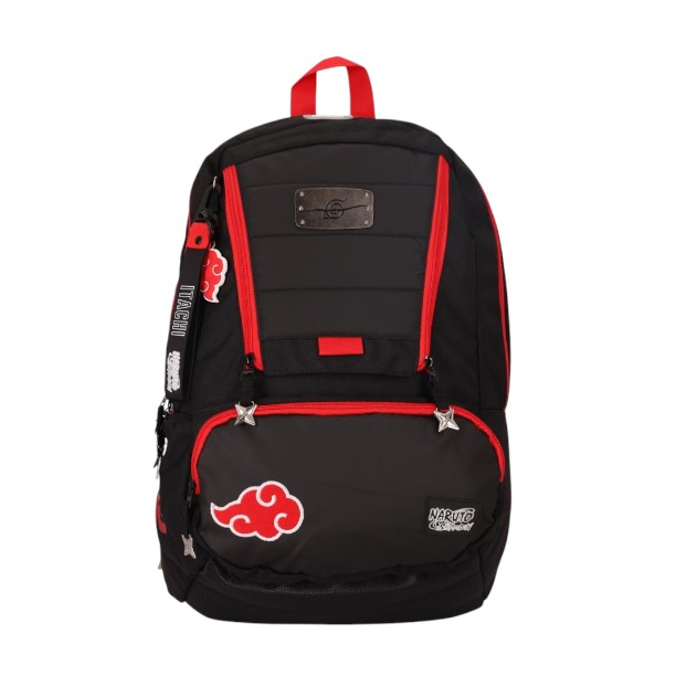 Foto 2 pulgar | Mochila Grande Yadatex Naruto Shippuden Negro Con Rojo Nts015-bp285a