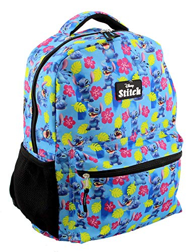 Foto 2 pulgar | Venta Internacional- Mochila Escolar De 16'' Lilo Y Stitch, Unisex (talla Única, Azul)