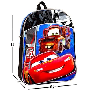 Foto 3 | Venta Internacional- Conjunto Mochila Disney Cars (niños Pequeños): Mochila 11'' Y Pegatinas (sum. Escolares)