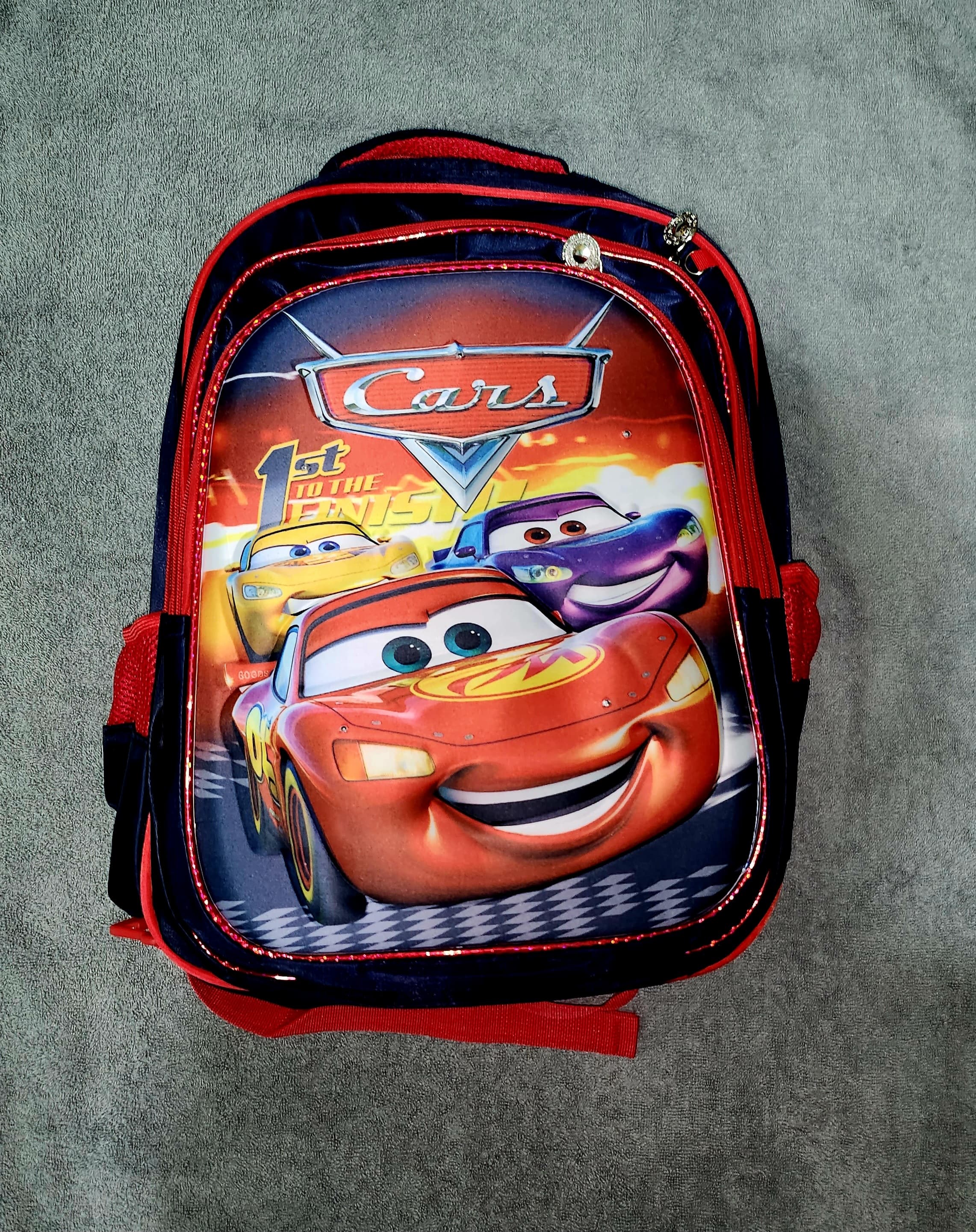 Foto 3 pulgar | Mochila Escolar Con Luz Led Incluye Lonchera Y Lapicera Con Diseño De Cars