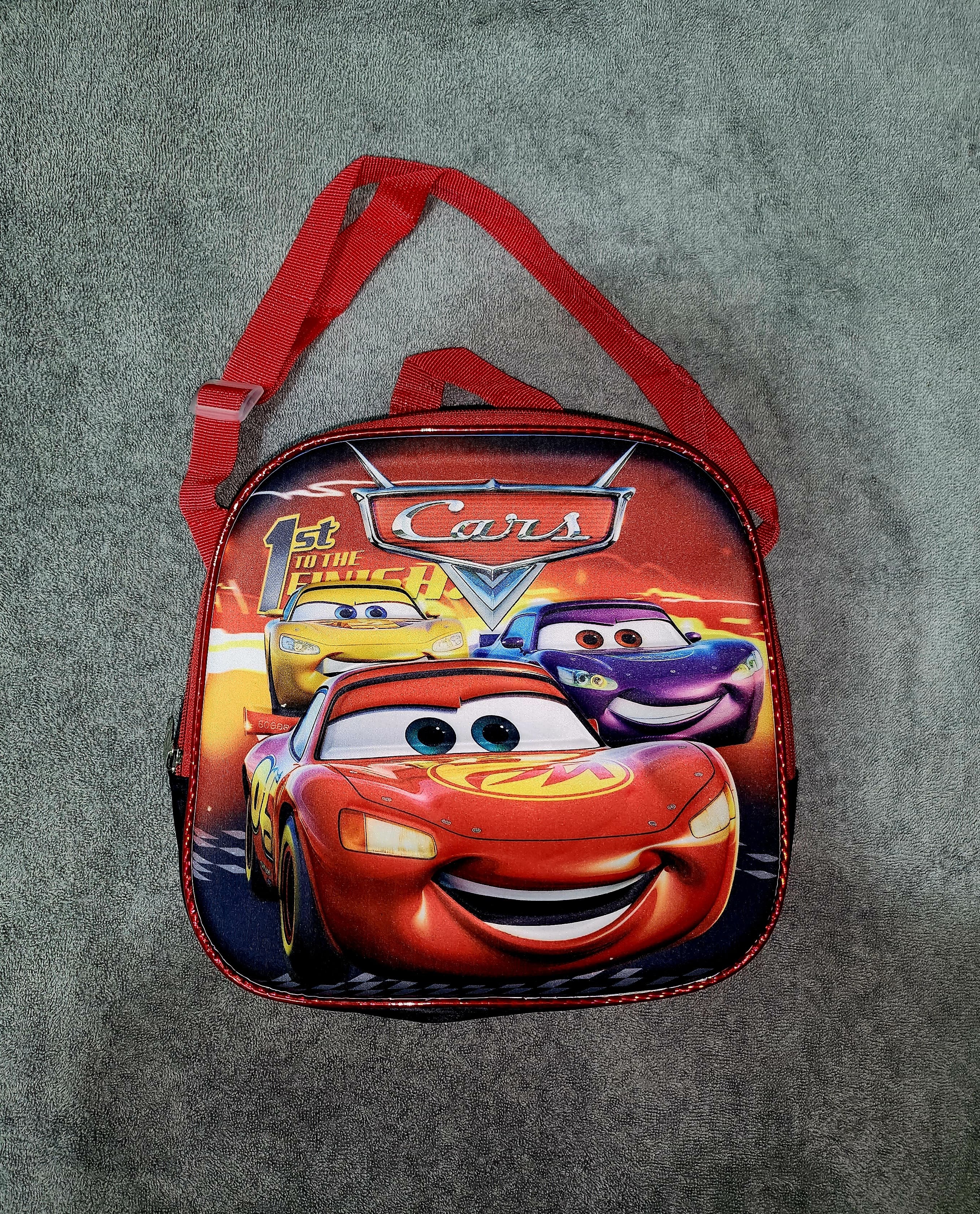 Foto 4 pulgar | Mochila Escolar Con Luz Led Incluye Lonchera Y Lapicera Con Diseño De Cars