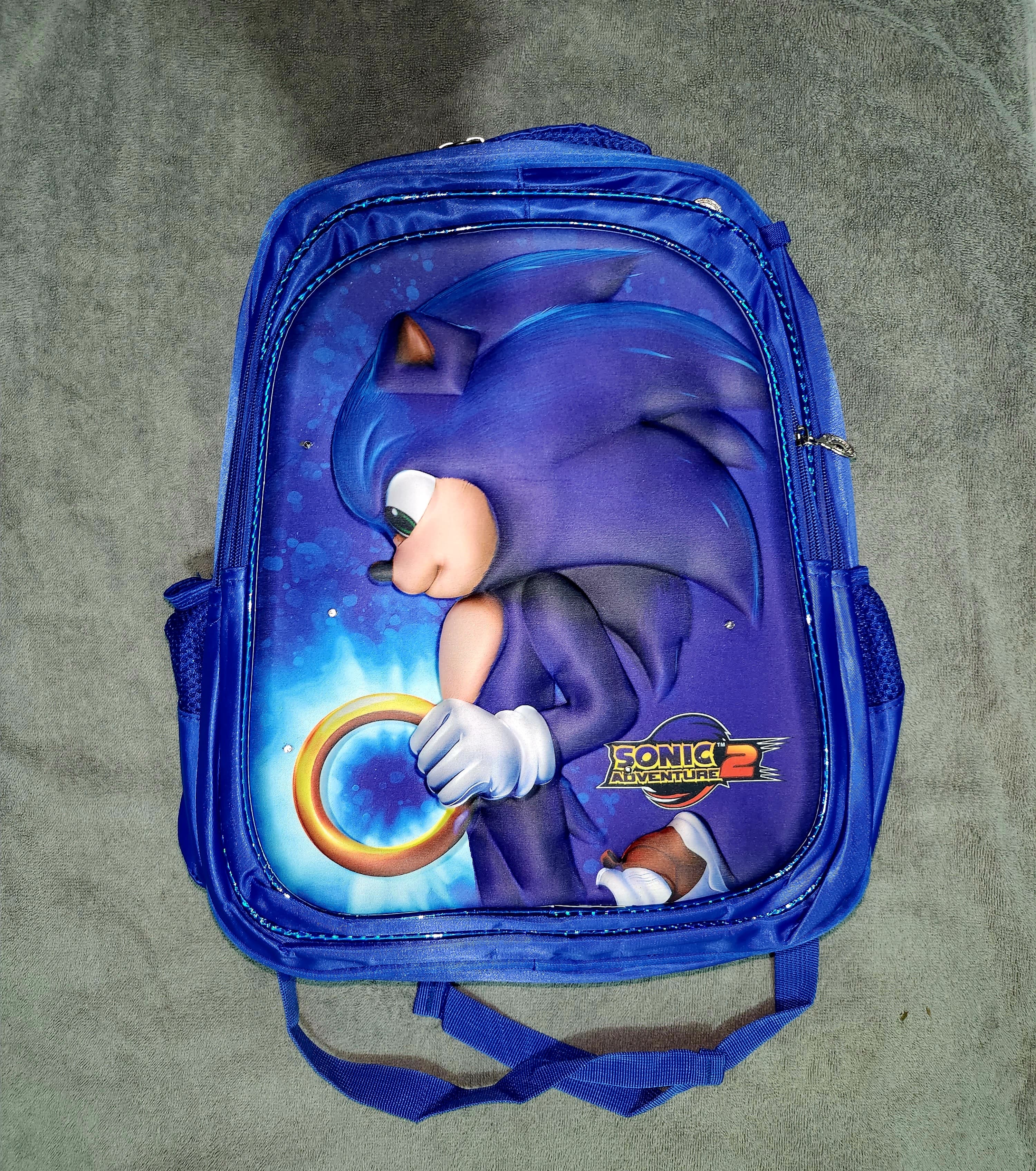 Foto 3 pulgar | Mochila Escolar Con Luz Led Incluye Lonchera Y Lapicera Con Diseño De Sonic