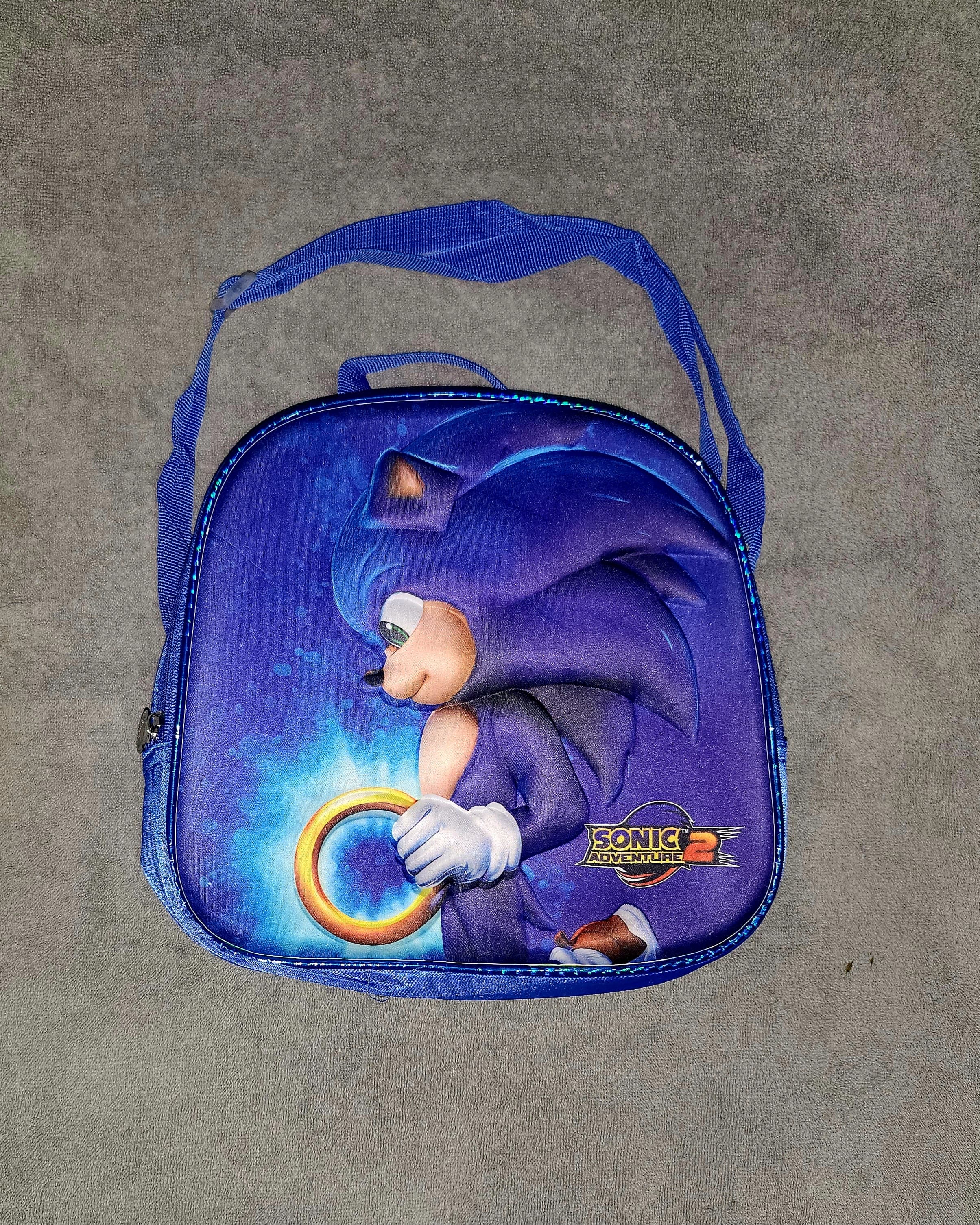 Foto 4 pulgar | Mochila Escolar Con Luz Led Incluye Lonchera Y Lapicera Con Diseño De Sonic