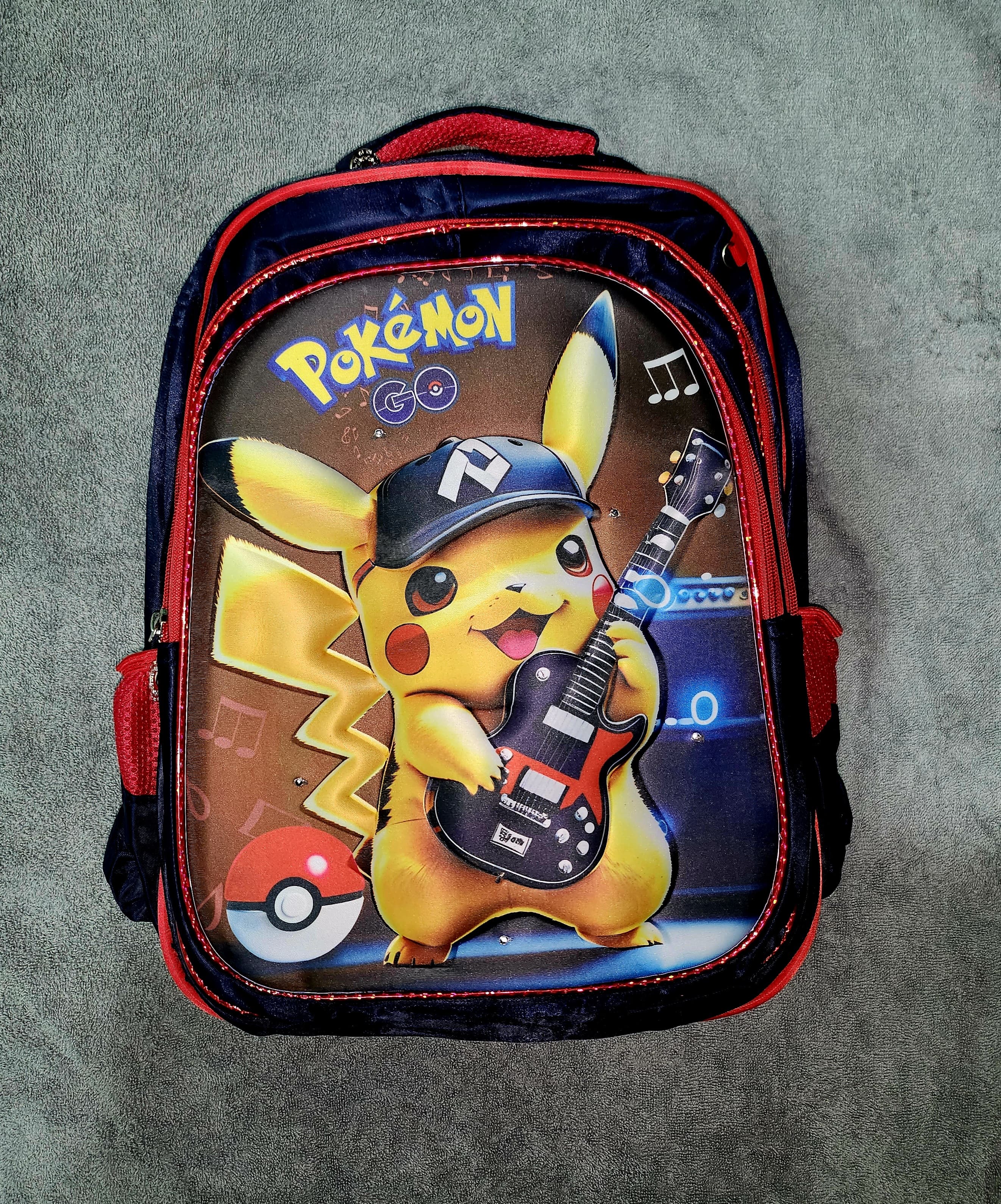 Foto 2 | Mochila Escolar Con Luz Led Incluye Lonchera Y Lapicera Con Diseño De Pikachu