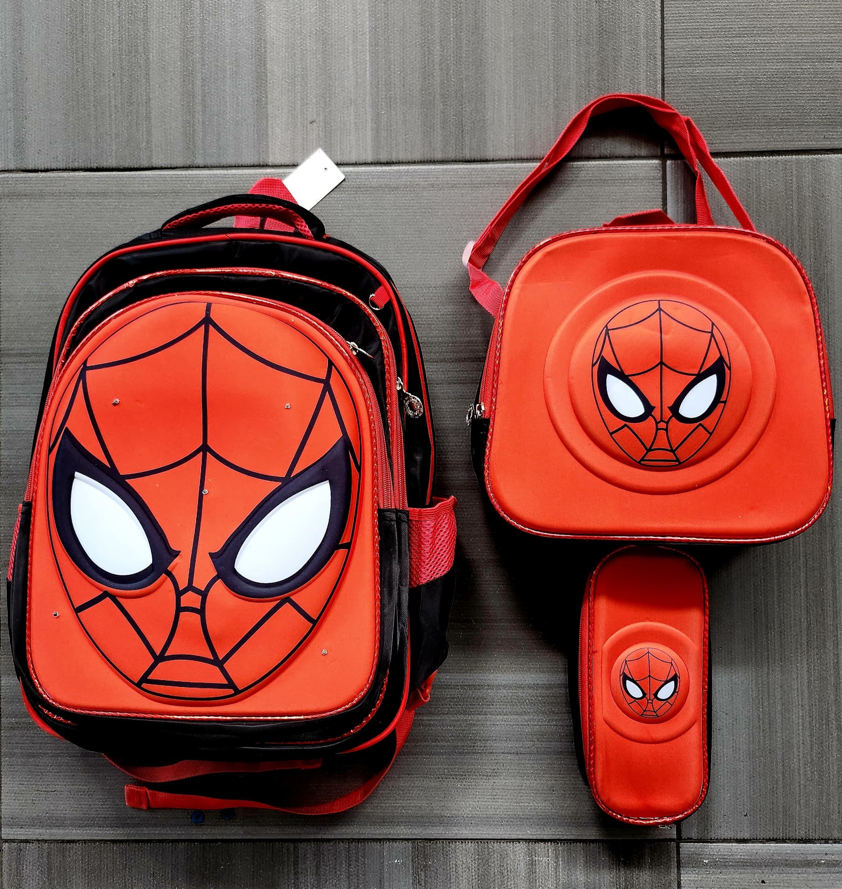Foto 6 pulgar | Mochila Escolar Con Luz Led Incluye Lonchera Y Lapicera Con Diseño De Spider Man