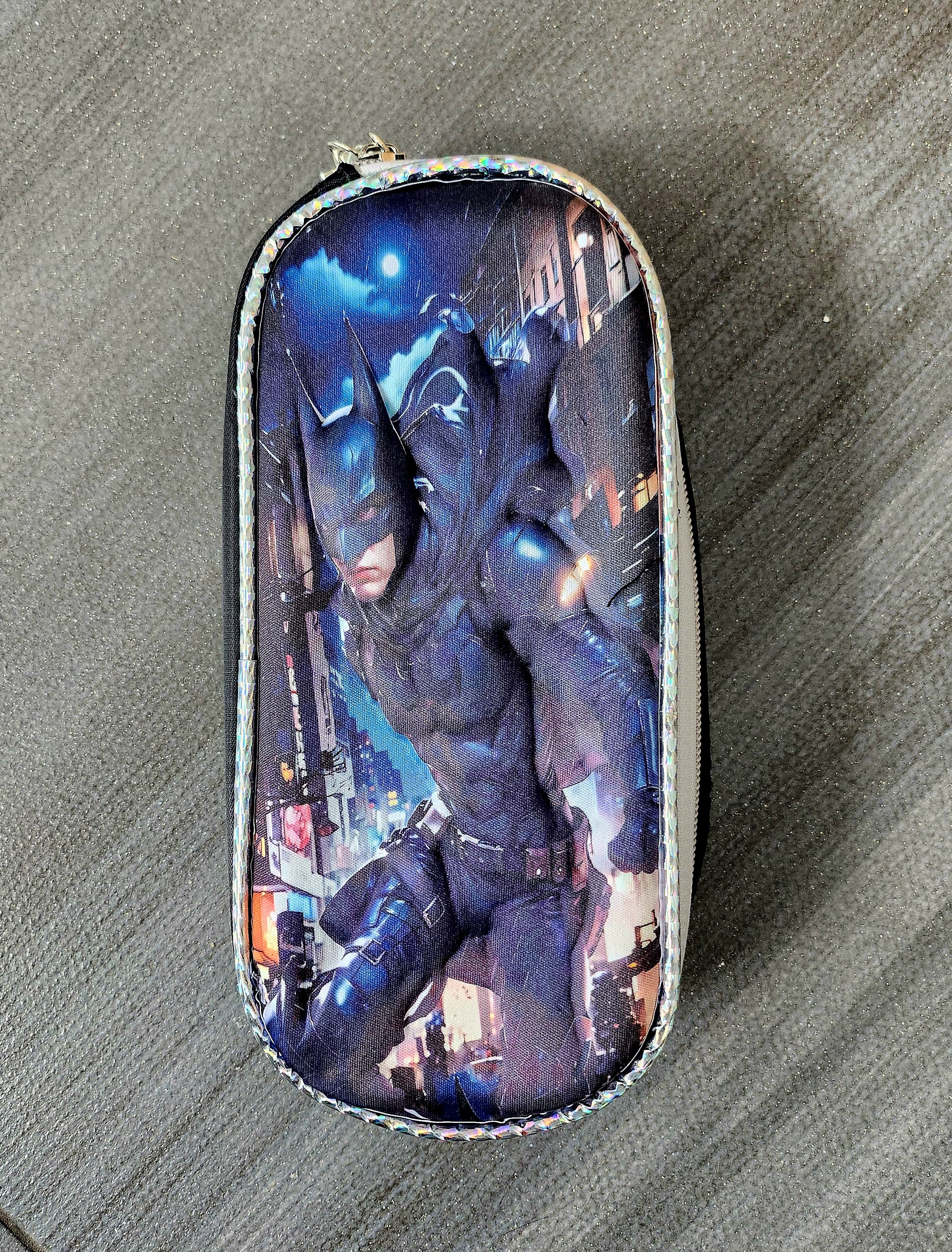 Foto 5 pulgar | Mochila Escolar Con Luz Led Incluye Lonchera Y Lapicera Con Diseño De Batman