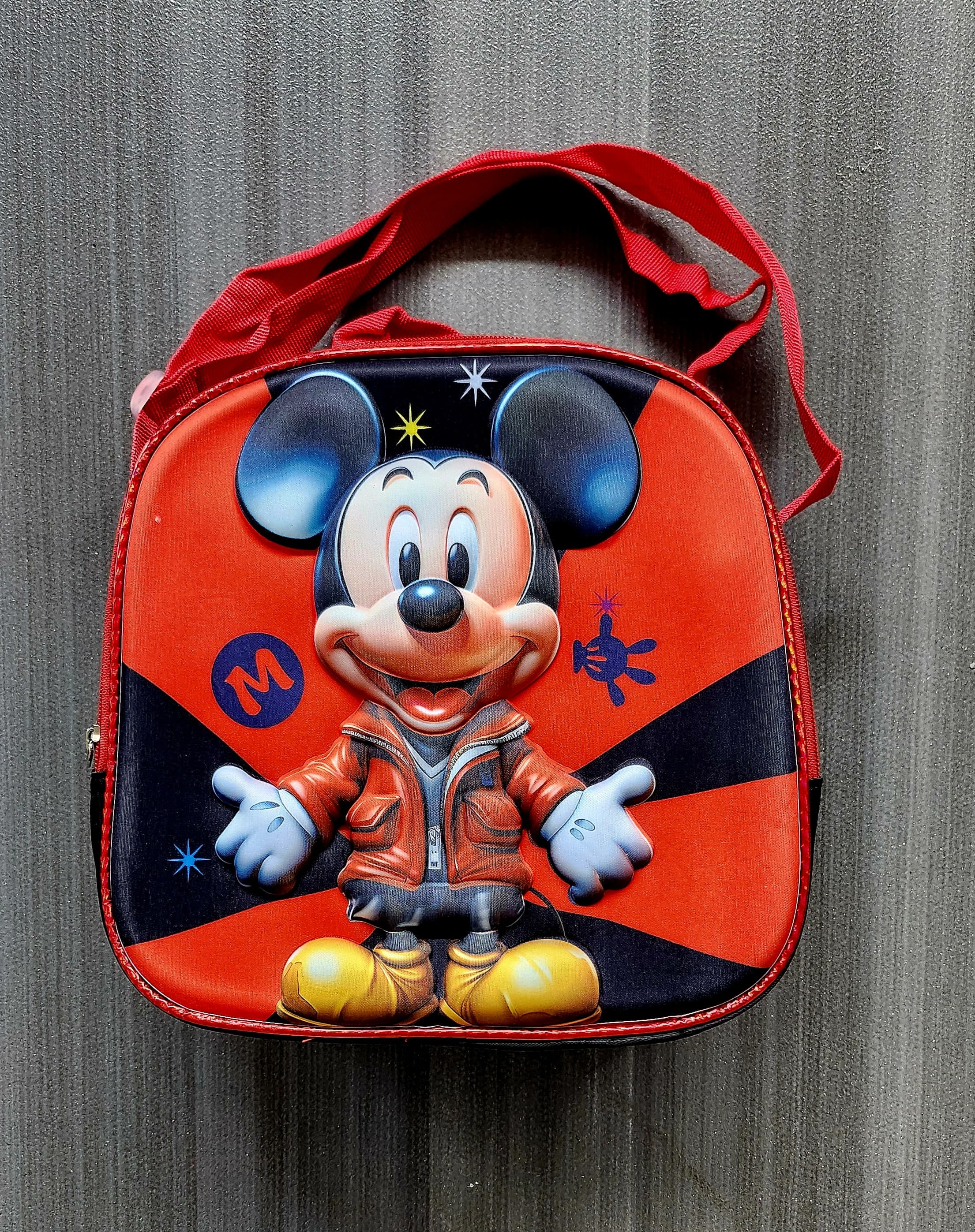 Foto 4 pulgar | Mochila Escolar Con Luz Led Incluye Lonchera Y Lapicera Con Diseño De Mickey Mouse