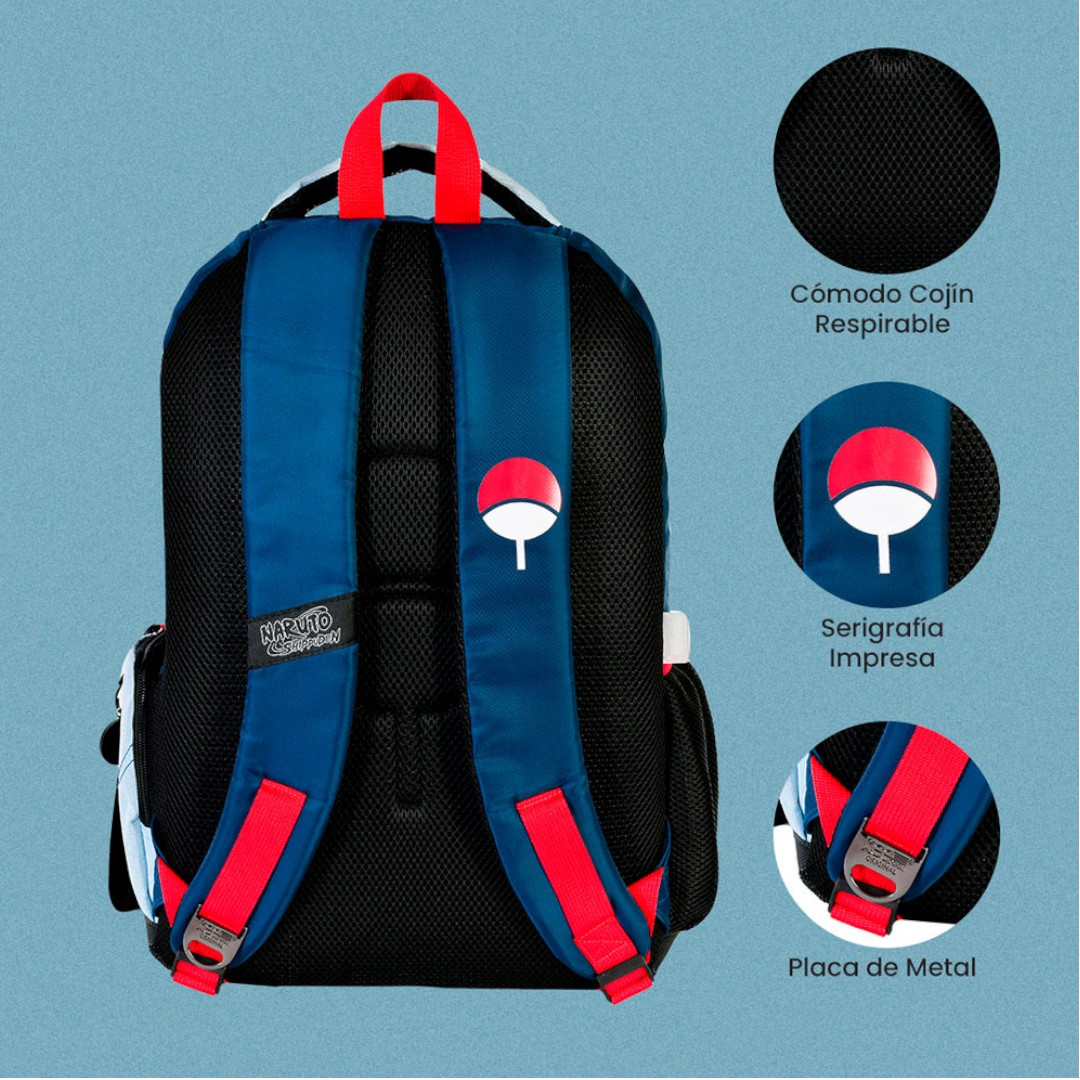 Foto 7 pulgar | Mochila Grande Yadatex Naruto Shippuden Sasuke Nts039-bp190a