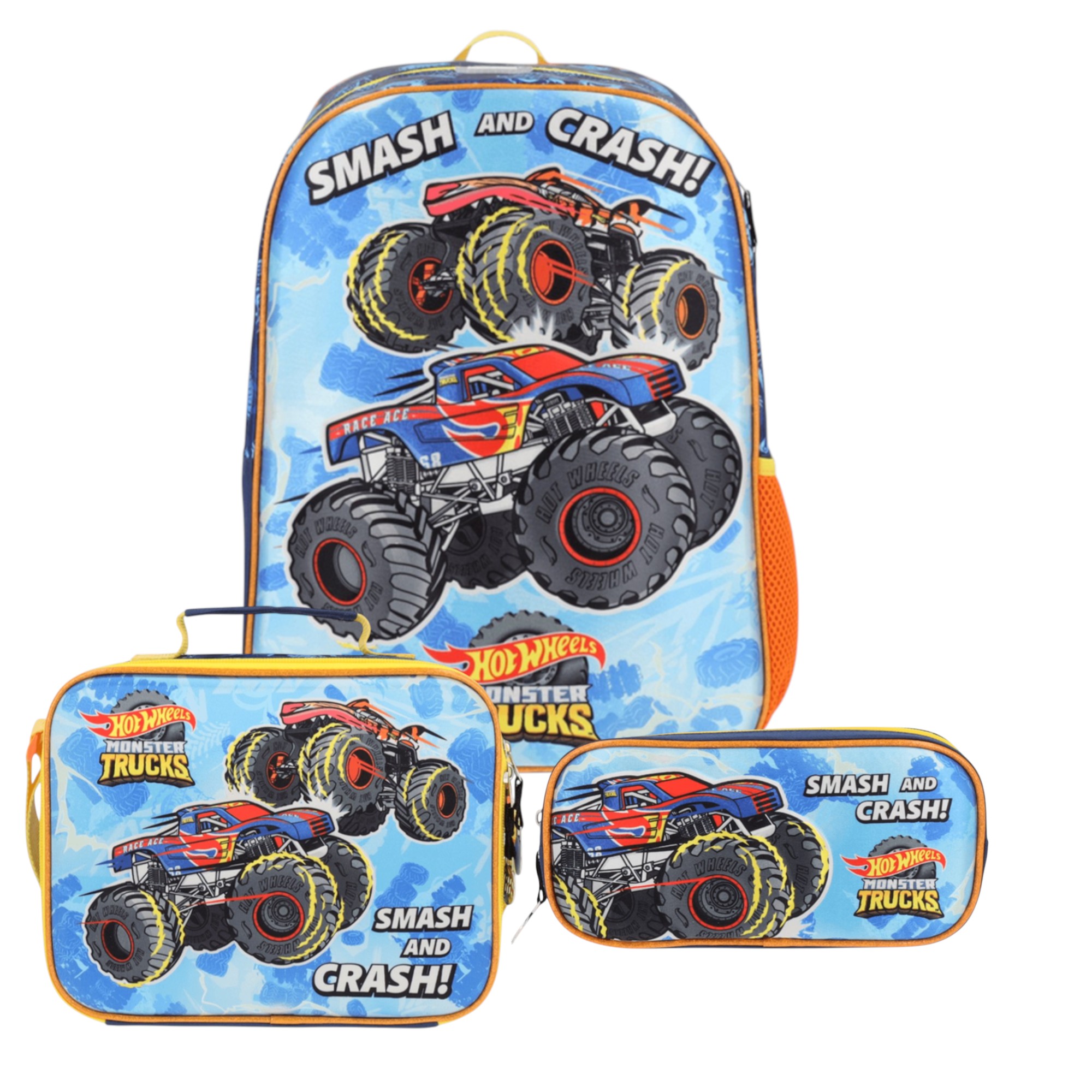 Foto 1 | Set Escolar Mochila  Lonchera Y Lapicera Hot Wheels Yadatex Hmt004-se006a