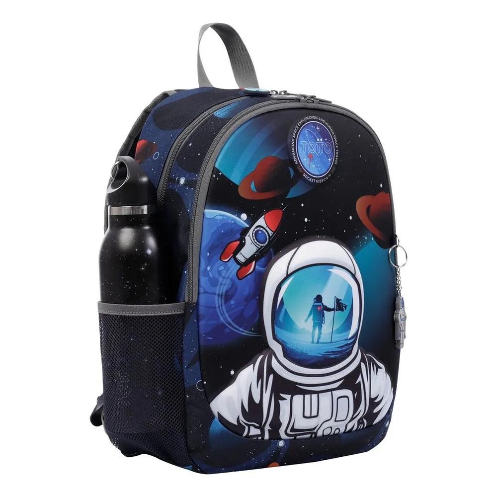 Foto 5 pulgar | Totto Mochila Para Niño Astronauta Astronaut Mediana Con Organizador Interno Multicolor