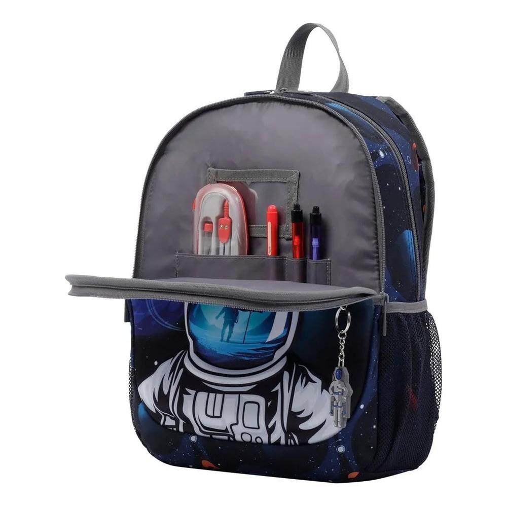Foto 6 pulgar | Totto Mochila Para Niño Astronauta Astronaut Mediana Con Organizador Interno Multicolor