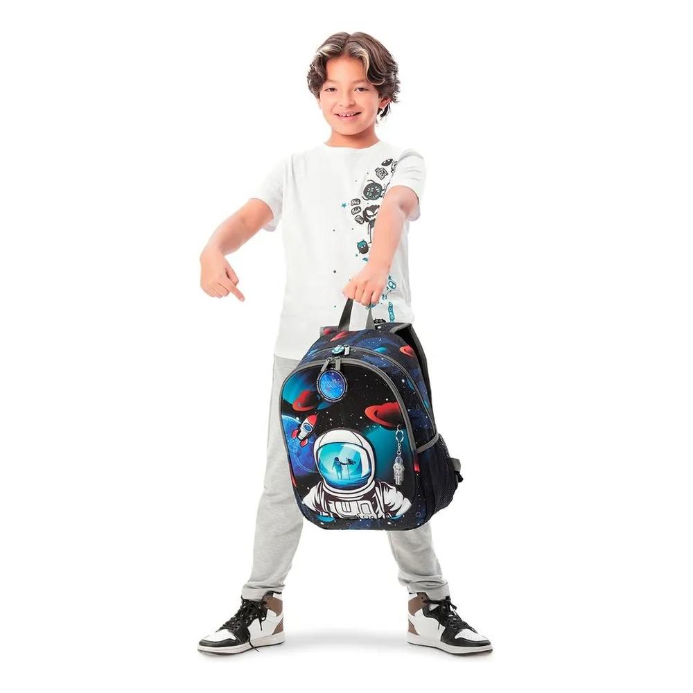 Foto 7 pulgar | Totto Mochila Para Niño Astronauta Astronaut Mediana Con Organizador Interno Multicolor
