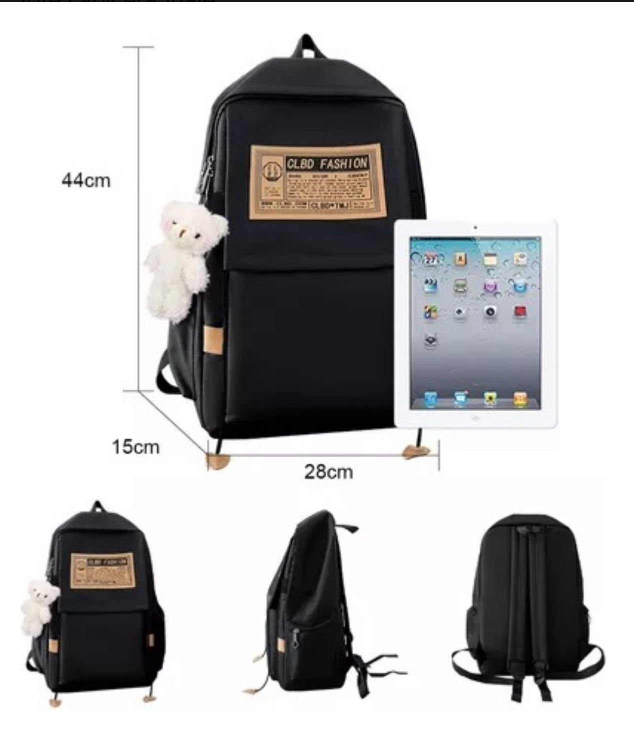Foto 3 pulgar | Set Backpack Mochilas Escolares Antirrobo Estudiante Tote Lapicera Viaje