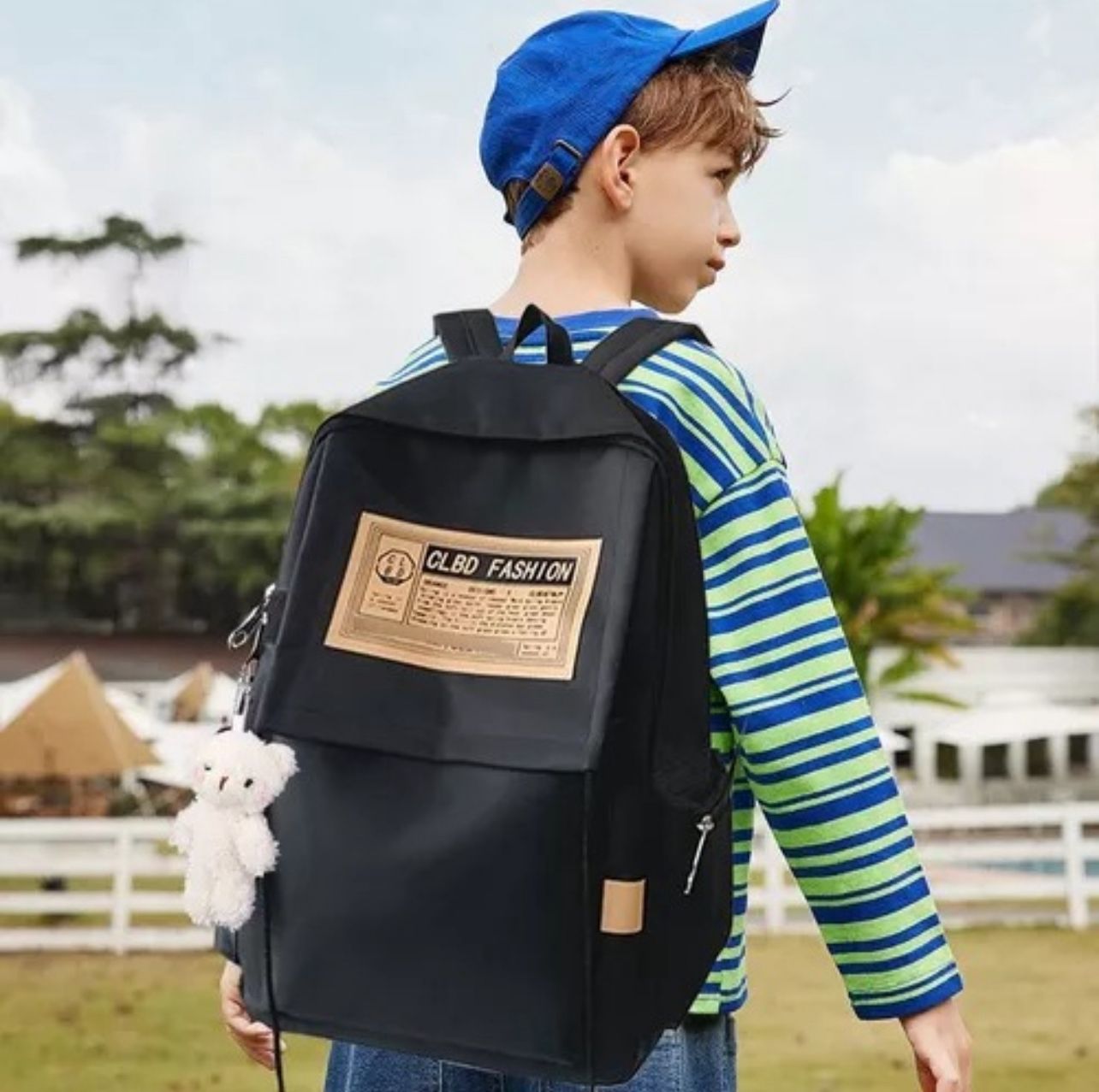 Foto 4 | Set Backpack Mochilas Escolares Antirrobo Estudiante Tote Lapicera Viaje