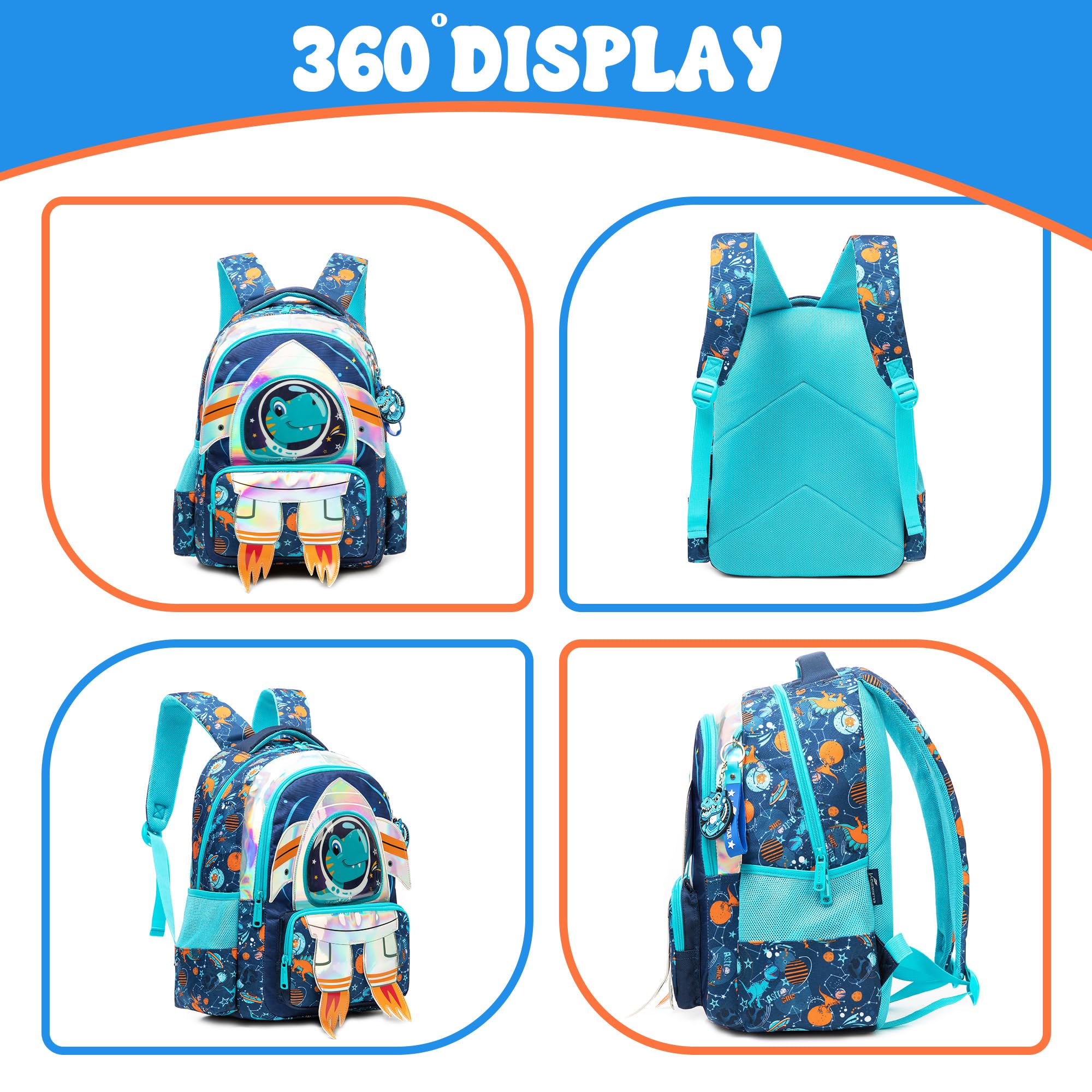 Foto 4 pulgar | Mochila Escolar Meetbelify Kids Para Niños De 6 A 8 Años Con Bolsa De Almuerzo - Venta Internacional.
