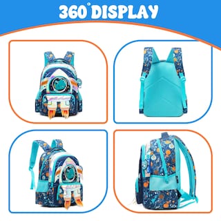 Foto 3 | Mochila Escolar Meetbelify Kids Para Niños De 6 A 8 Años Con Bolsa De Almuerzo - Venta Internacional.