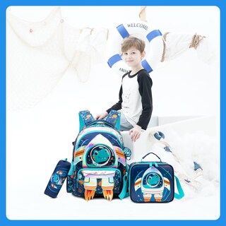 Foto 6 | Mochila Escolar Meetbelify Kids Para Niños De 6 A 8 Años Con Bolsa De Almuerzo - Venta Internacional.
