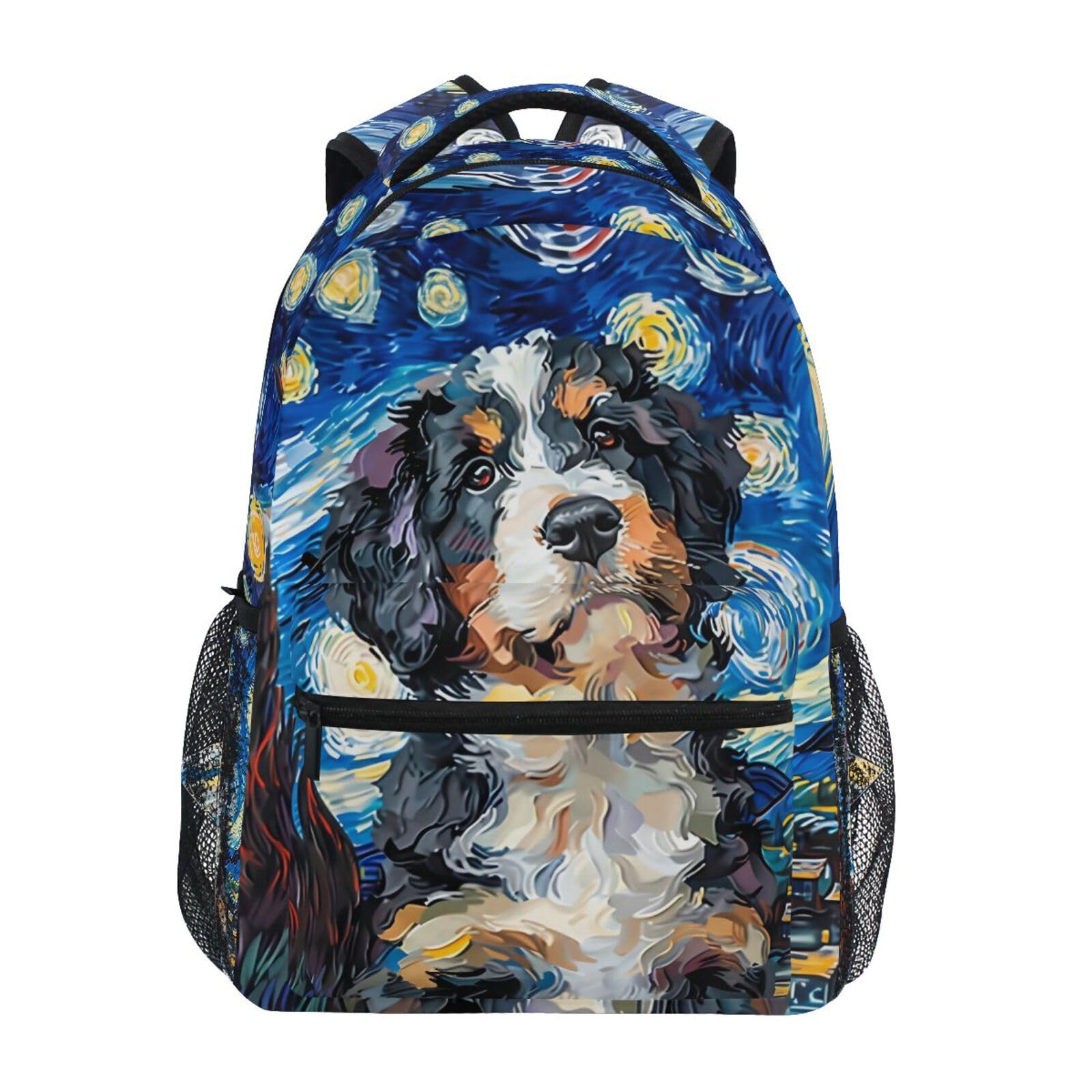 Foto 2 pulgar | Mochila Alaza Doodle Dog Starry Night Para Niños 40 5 X 29 X 17 5 Cm - Venta Internacional.