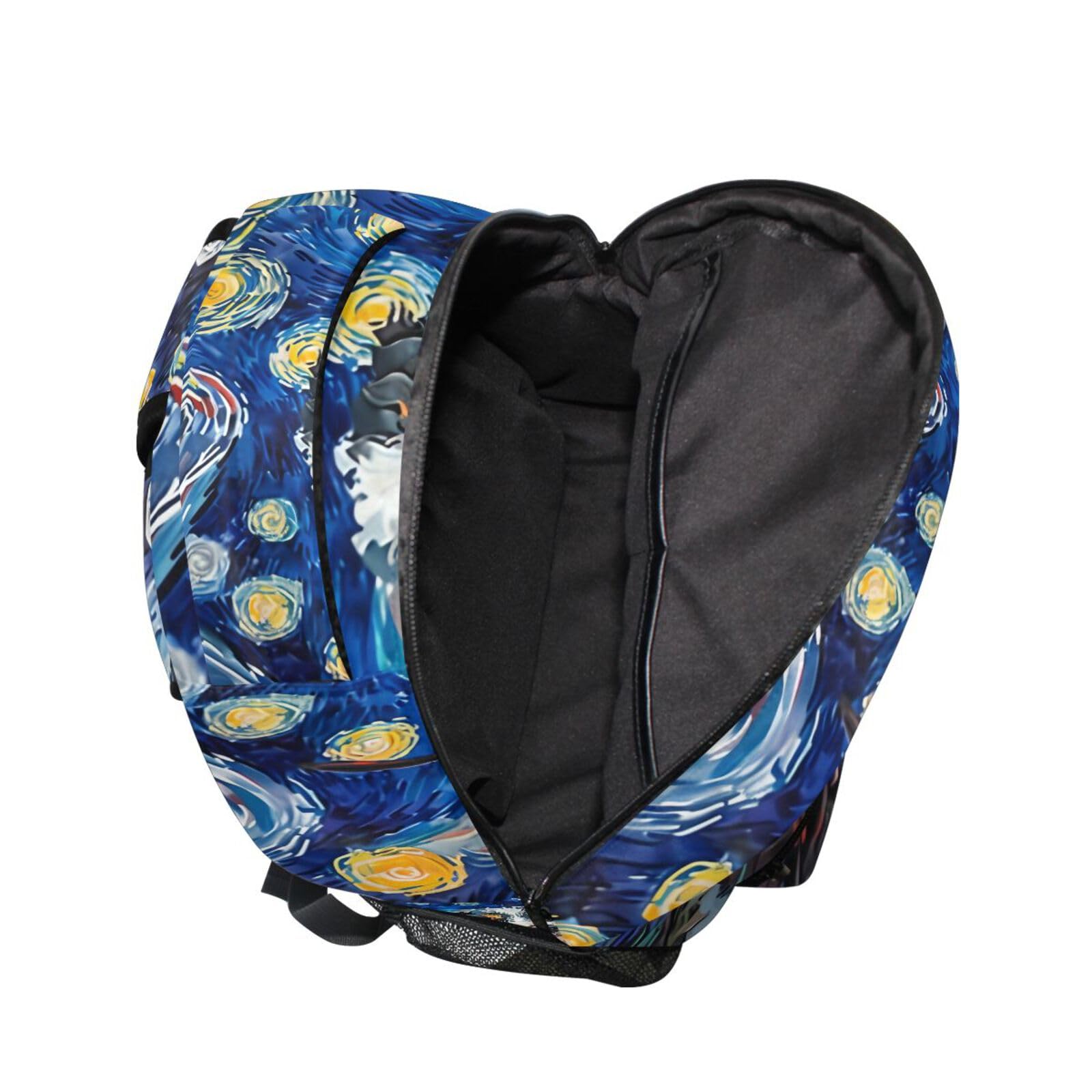 Foto 4 pulgar | Mochila Alaza Doodle Dog Starry Night Para Niños 40 5 X 29 X 17 5 Cm - Venta Internacional.
