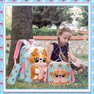 Foto 6 | Mochila Meetbelify Kids Para Niñas Escuela Con Bolsa De Almuerzo De 6 A 8 Años - Venta Internacional.