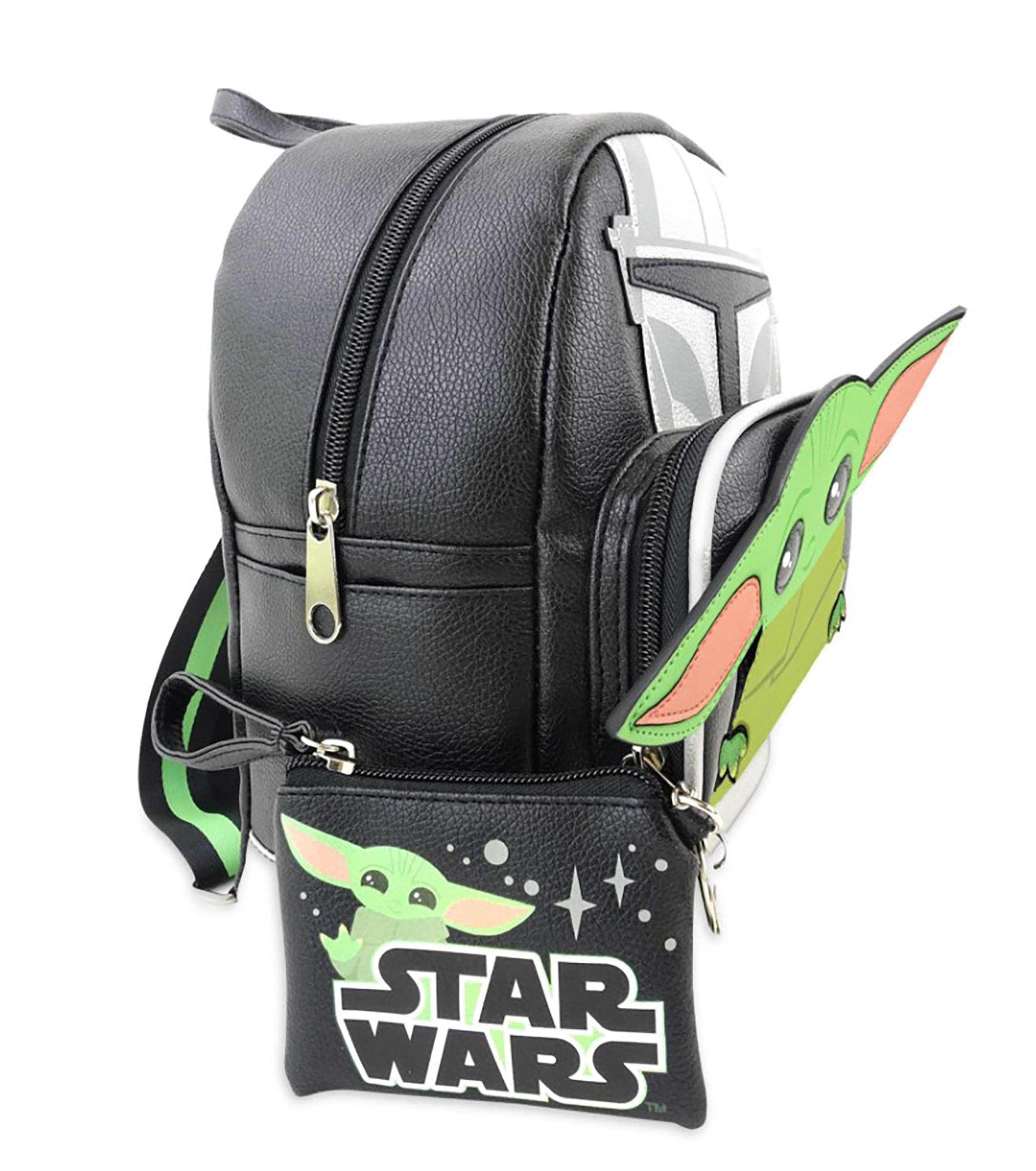 Foto 3 pulgar | Mochila Star Wars The Child De 25 Cm Con Monedero Para Niños - Venta Internacional.