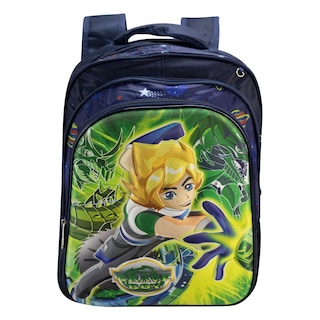 Foto 1 | Mochila Unisex Azul Brave Boy Sintetico Trio Escolar C/luz Nueva Imagen