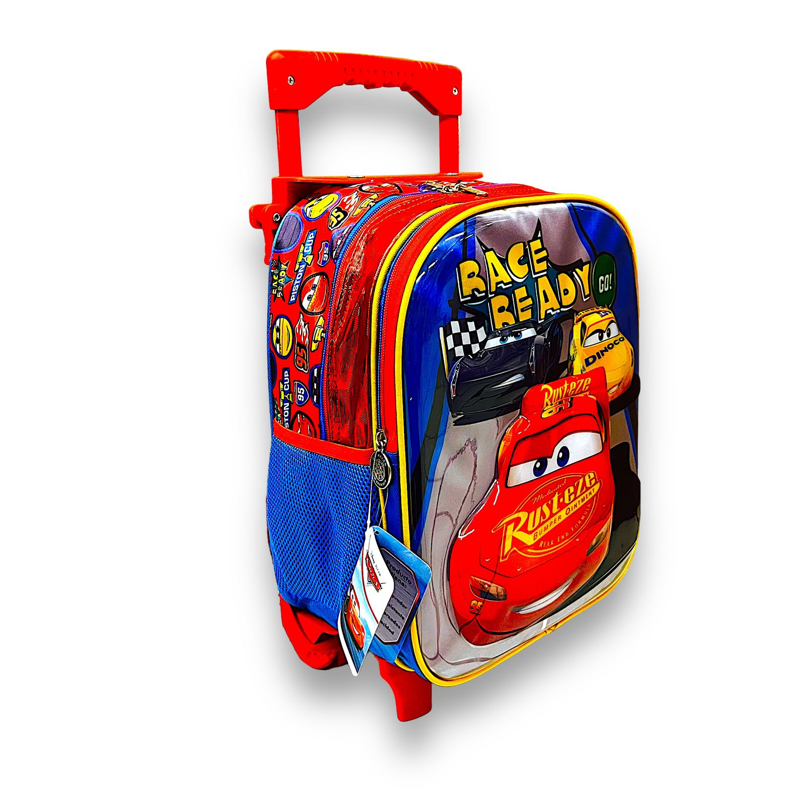 Foto 3 pulgar | Mochila Ruedas Preescolar Kinder Ruz Disney Cars Rayo Adyg