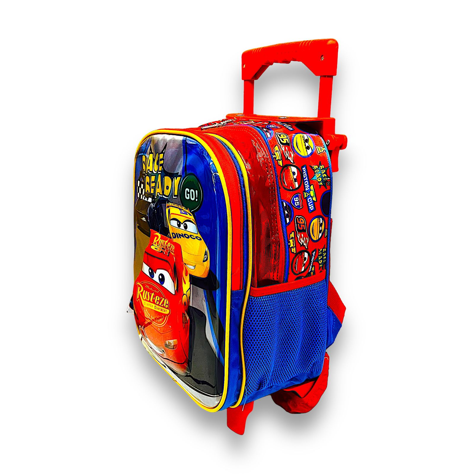 Foto 4 pulgar | Mochila Ruedas Preescolar Kinder Ruz Disney Cars Rayo Adyg