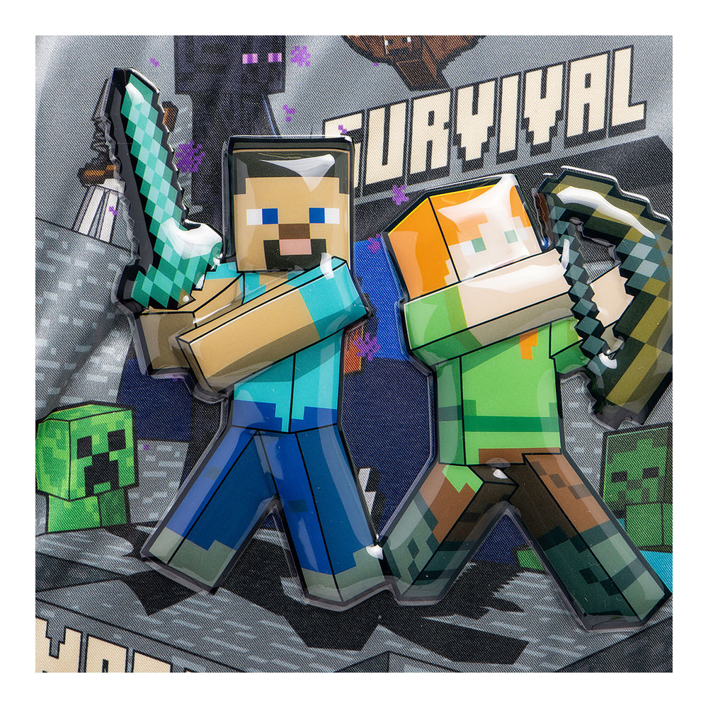 Foto 5 pulgar | Lonchera Infantil Minecraft (3d Hardshell 3l Verde)